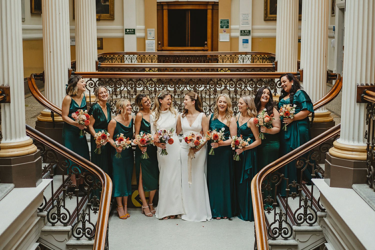  Laura and Alex from Inbetween Days photography got married in Brighton in 2021. They got ready in the Grand Hotel Brighton with a same-sex wedding ceremony in Brighton Town Hall.  A dinner with close friends in Med Brighton was followed by a LOT of 