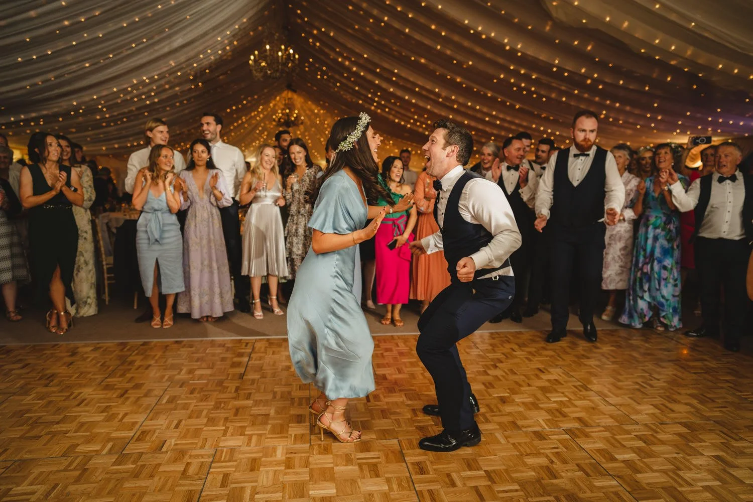  Beth Bradley and Colm Hicks wedding in the Sacred Heart Church in Omagh with wedding reception in Castle Leslie Estate in Glaslough, Monaghan.  Entertainment by Jazz Gazette and The Rare Aul Stuff 