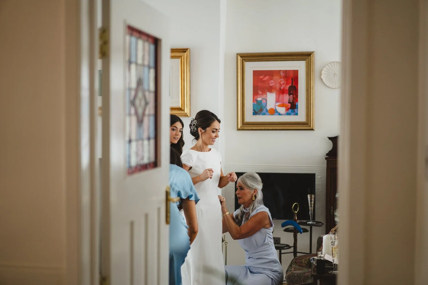  Beth Bradley and Colm Hicks wedding in the Sacred Heart Church in Omagh with wedding reception in Castle Leslie Estate in Glaslough, Monaghan.  Entertainment by Jazz Gazette and The Rare Aul Stuff 