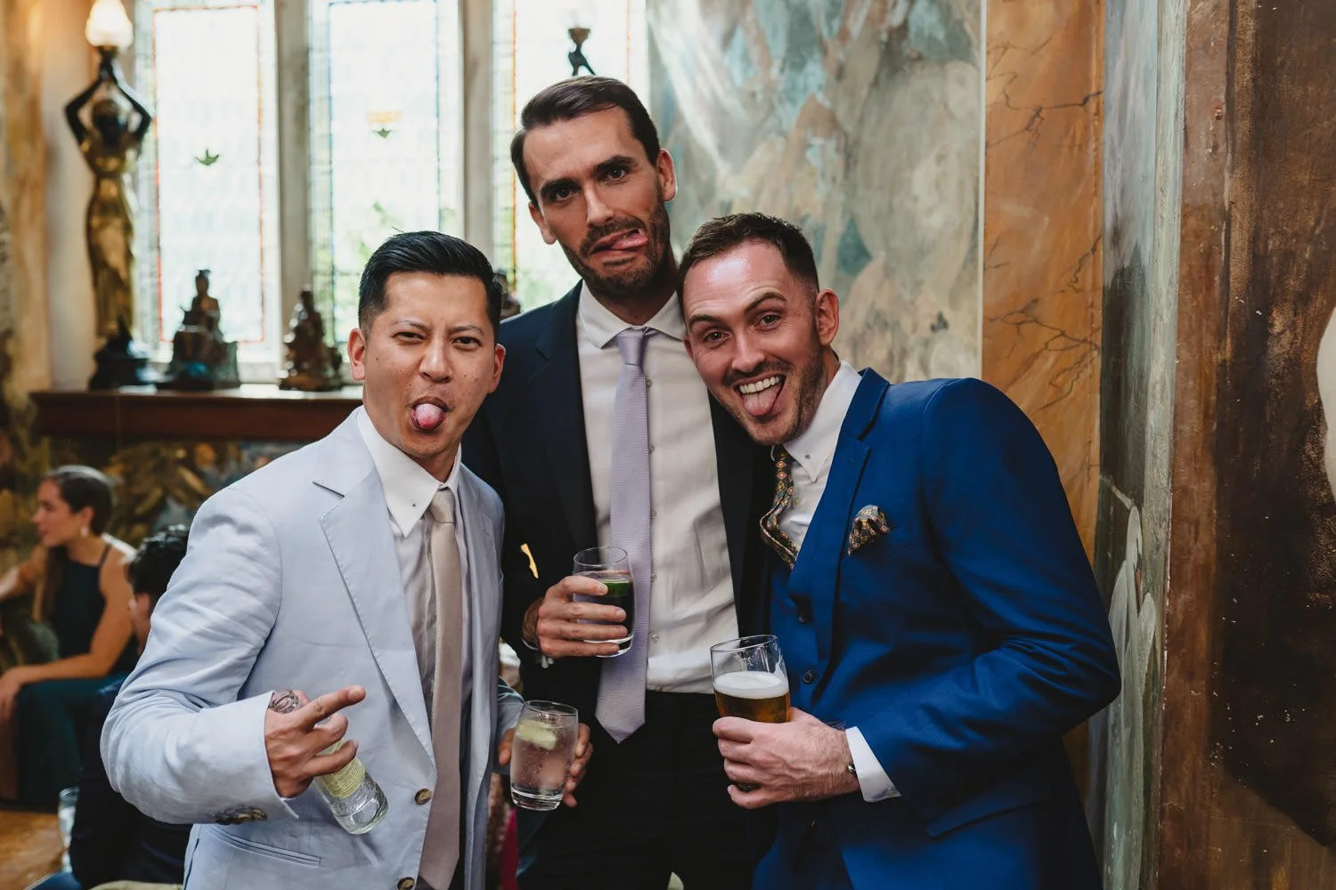  Beth Bradley and Colm Hicks wedding in the Sacred Heart Church in Omagh with wedding reception in Castle Leslie Estate in Glaslough, Monaghan.  Entertainment by Jazz Gazette and The Rare Aul Stuff 