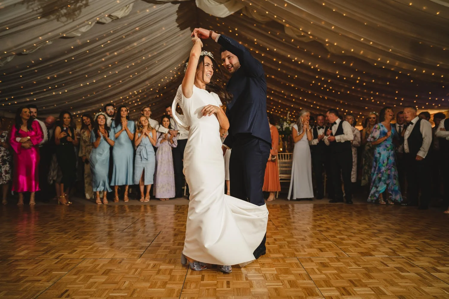  Beth Bradley and Colm Hicks wedding in the Sacred Heart Church in Omagh with wedding reception in Castle Leslie Estate in Glaslough, Monaghan.  Entertainment by Jazz Gazette and The Rare Aul Stuff 