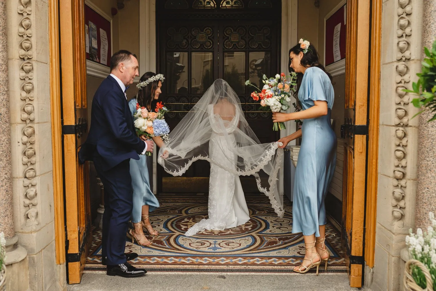  Beth Bradley and Colm Hicks wedding in the Sacred Heart Church in Omagh with wedding reception in Castle Leslie Estate in Glaslough, Monaghan.  Entertainment by Jazz Gazette and The Rare Aul Stuff 