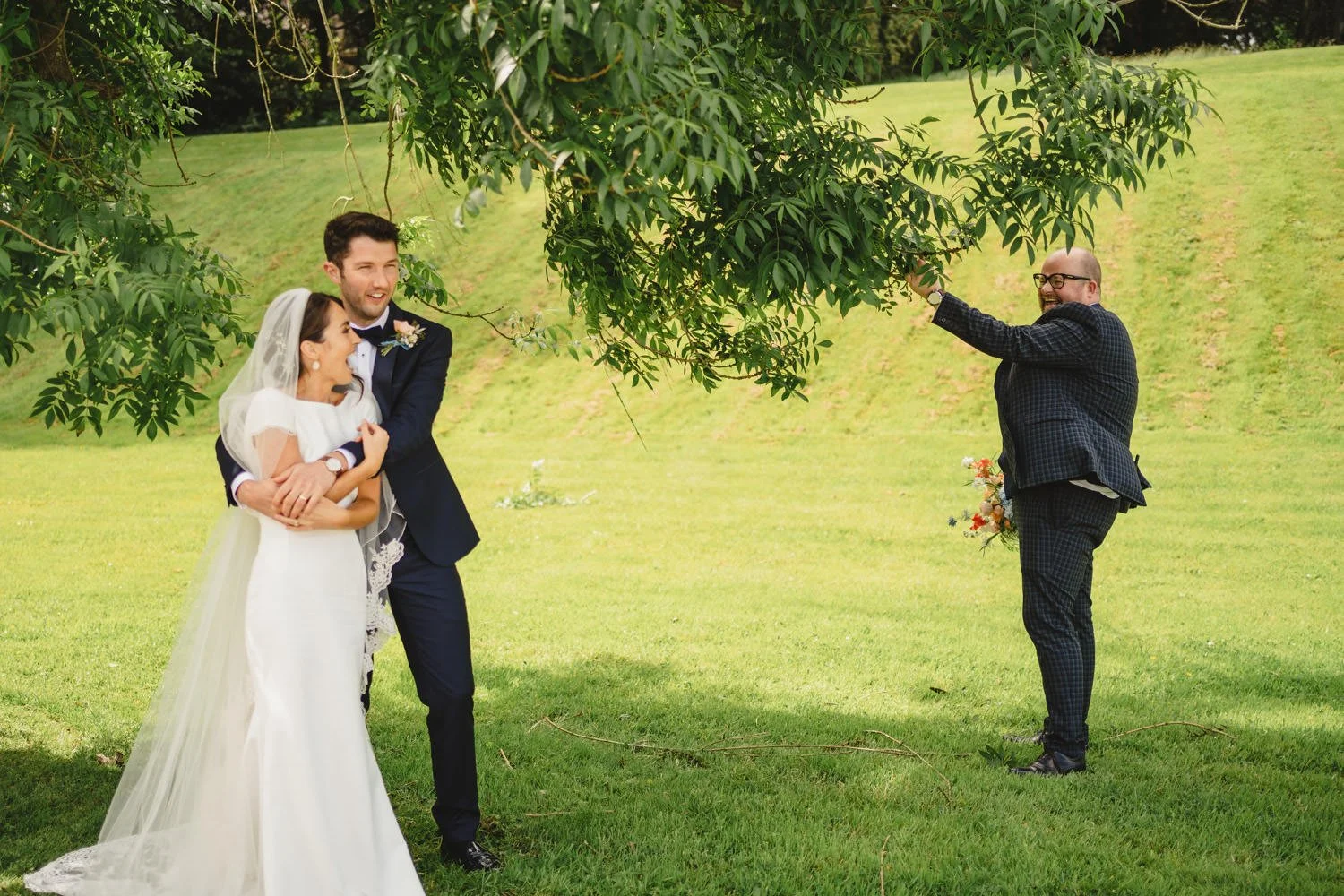  Beth Bradley and Colm Hicks wedding in the Sacred Heart Church in Omagh with wedding reception in Castle Leslie Estate in Glaslough, Monaghan.  Entertainment by Jazz Gazette and The Rare Aul Stuff 