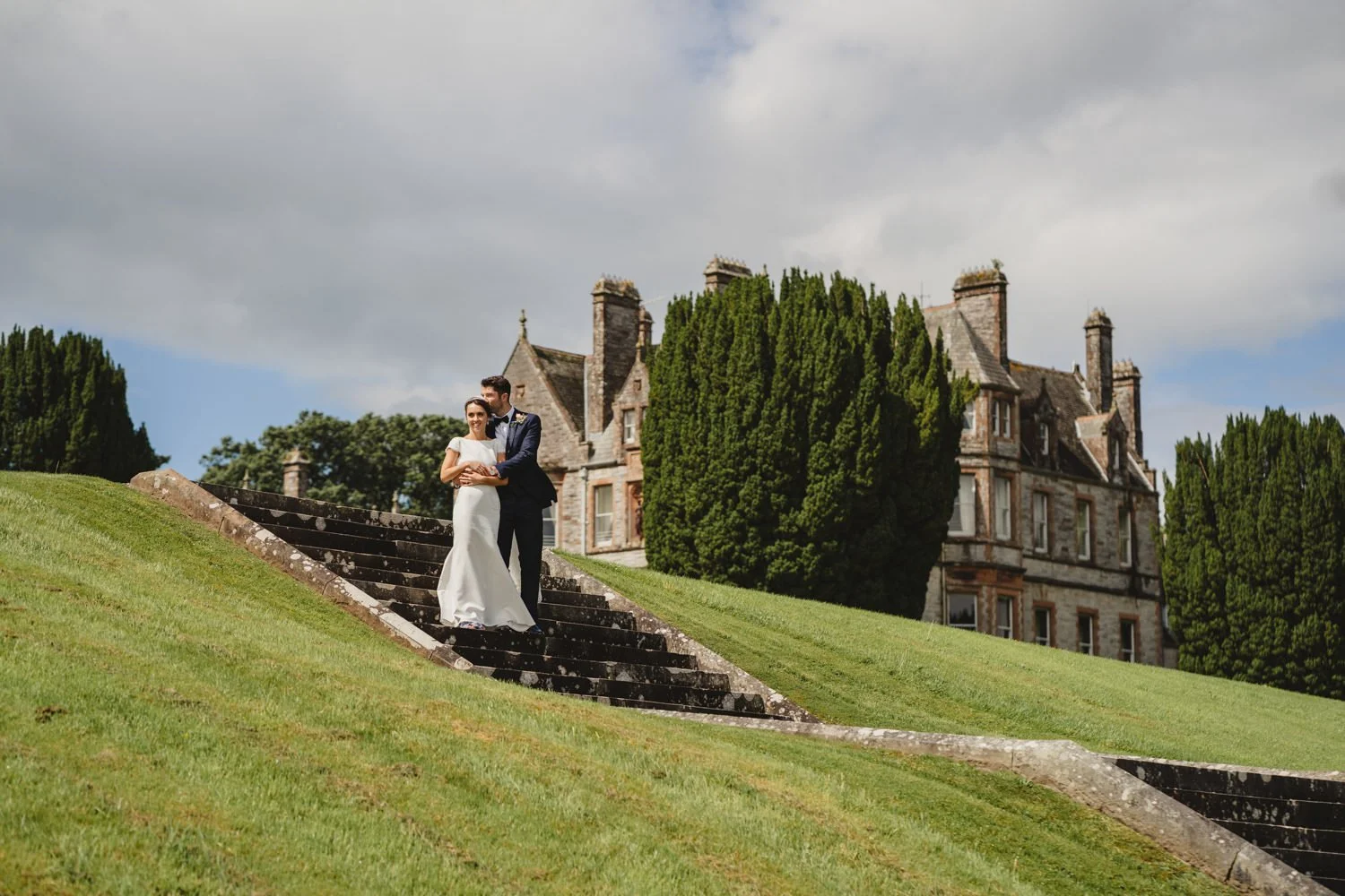  Beth Bradley and Colm Hicks wedding in the Sacred Heart Church in Omagh with wedding reception in Castle Leslie Estate in Glaslough, Monaghan.  Entertainment by Jazz Gazette and The Rare Aul Stuff 