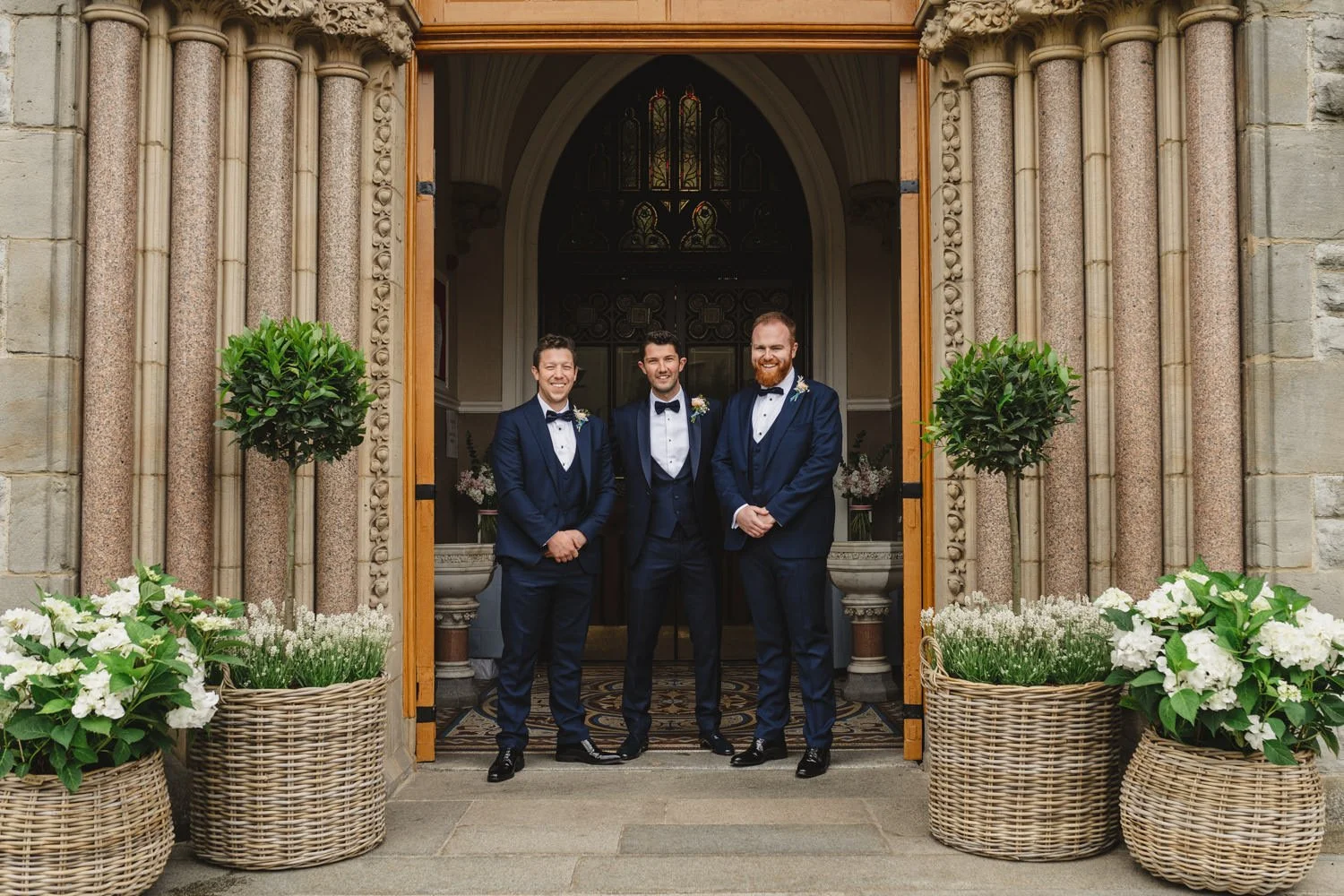  Beth Bradley and Colm Hicks wedding in the Sacred Heart Church in Omagh with wedding reception in Castle Leslie Estate in Glaslough, Monaghan.  Entertainment by Jazz Gazette and The Rare Aul Stuff 