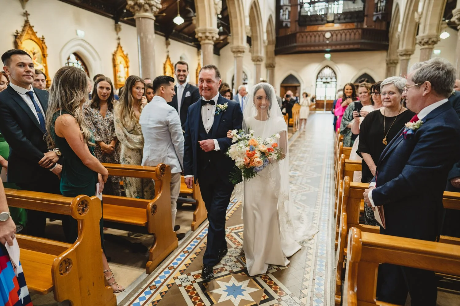  Beth Bradley and Colm Hicks wedding in the Sacred Heart Church in Omagh with wedding reception in Castle Leslie Estate in Glaslough, Monaghan.  Entertainment by Jazz Gazette and The Rare Aul Stuff 