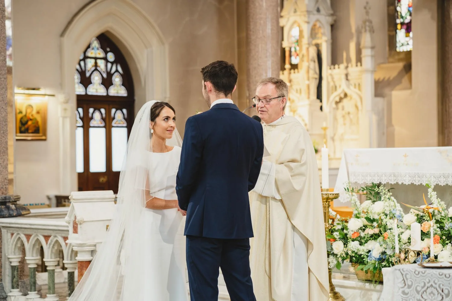  Beth Bradley and Colm Hicks wedding in the Sacred Heart Church in Omagh with wedding reception in Castle Leslie Estate in Glaslough, Monaghan.  Entertainment by Jazz Gazette and The Rare Aul Stuff 