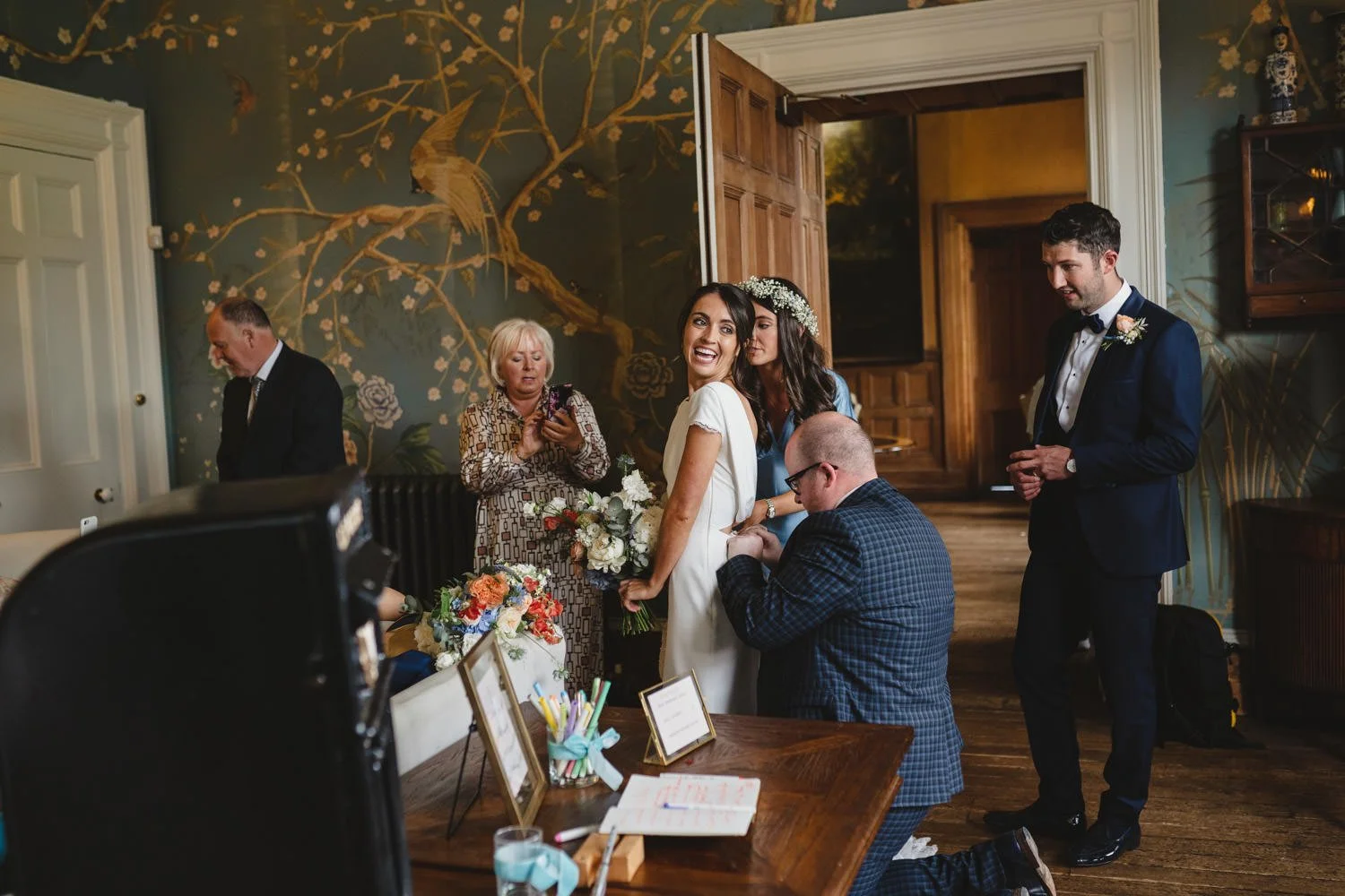  Beth Bradley and Colm Hicks wedding in the Sacred Heart Church in Omagh with wedding reception in Castle Leslie Estate in Glaslough, Monaghan.  Entertainment by Jazz Gazette and The Rare Aul Stuff 