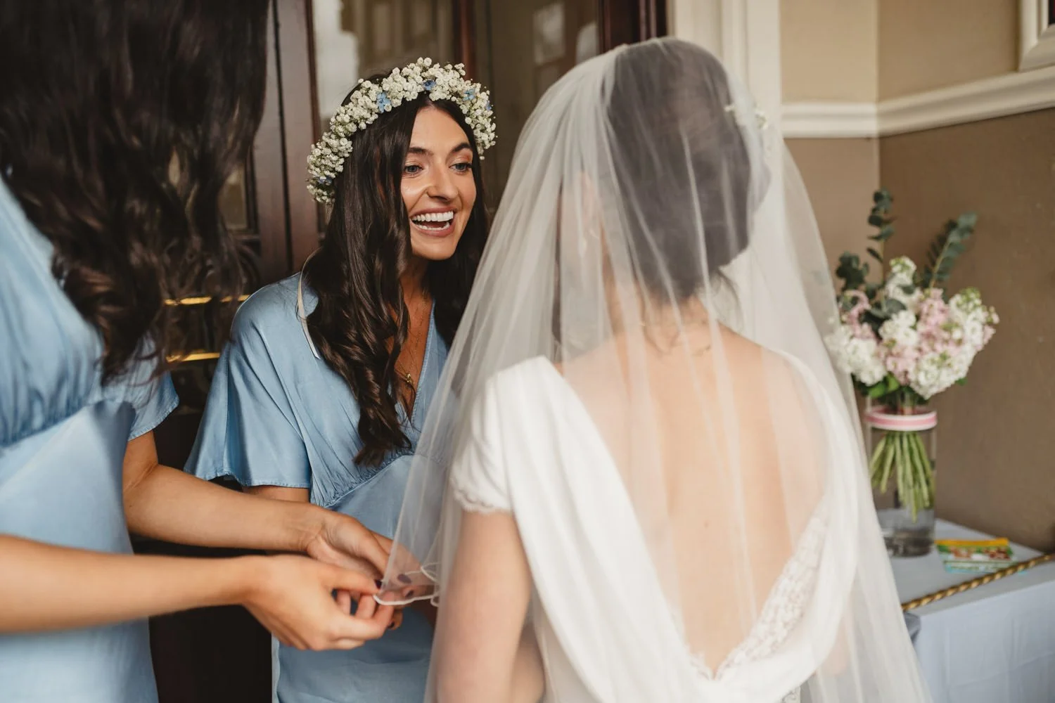  Beth Bradley and Colm Hicks wedding in the Sacred Heart Church in Omagh with wedding reception in Castle Leslie Estate in Glaslough, Monaghan.  Entertainment by Jazz Gazette and The Rare Aul Stuff 