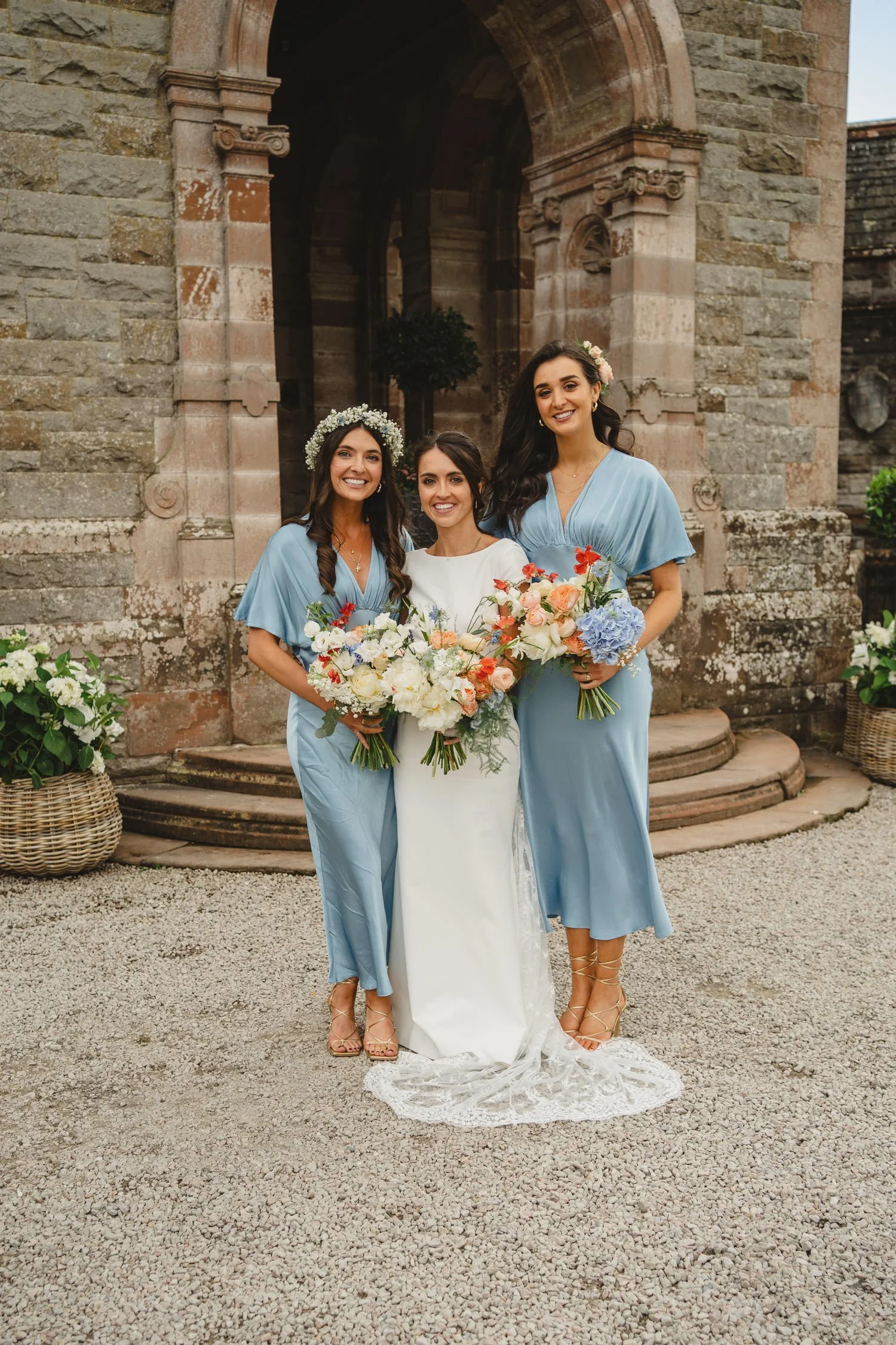  Beth Bradley and Colm Hicks wedding in the Sacred Heart Church in Omagh with wedding reception in Castle Leslie Estate in Glaslough, Monaghan.  Entertainment by Jazz Gazette and The Rare Aul Stuff 