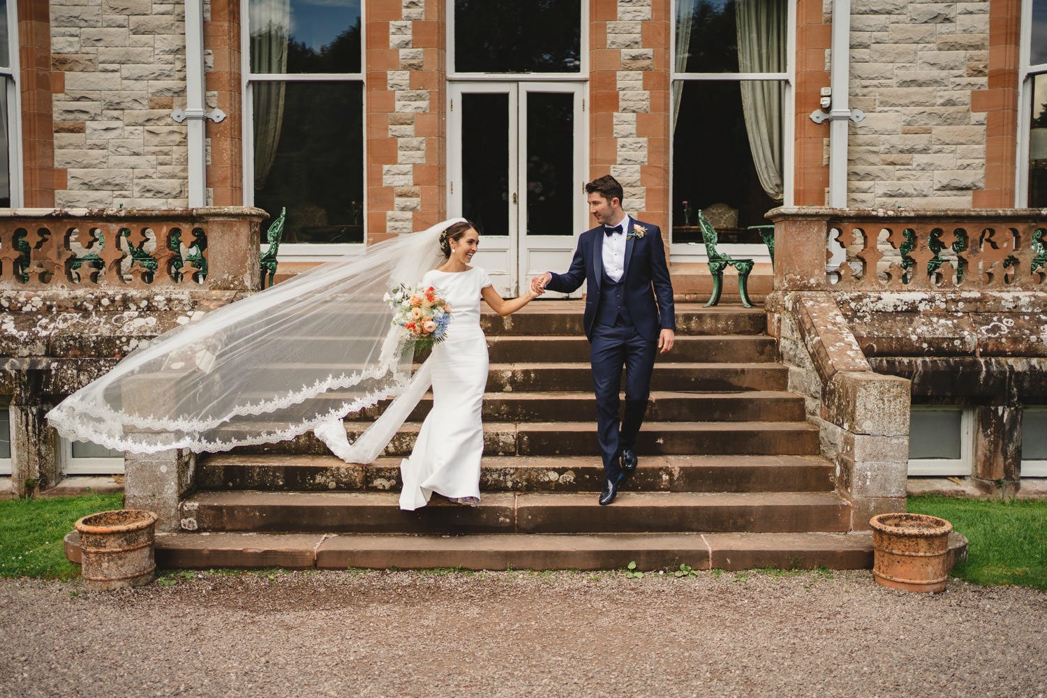  Beth Bradley and Colm Hicks wedding in the Sacred Heart Church in Omagh with wedding reception in Castle Leslie Estate in Glaslough, Monaghan.  Entertainment by Jazz Gazette and The Rare Aul Stuff 