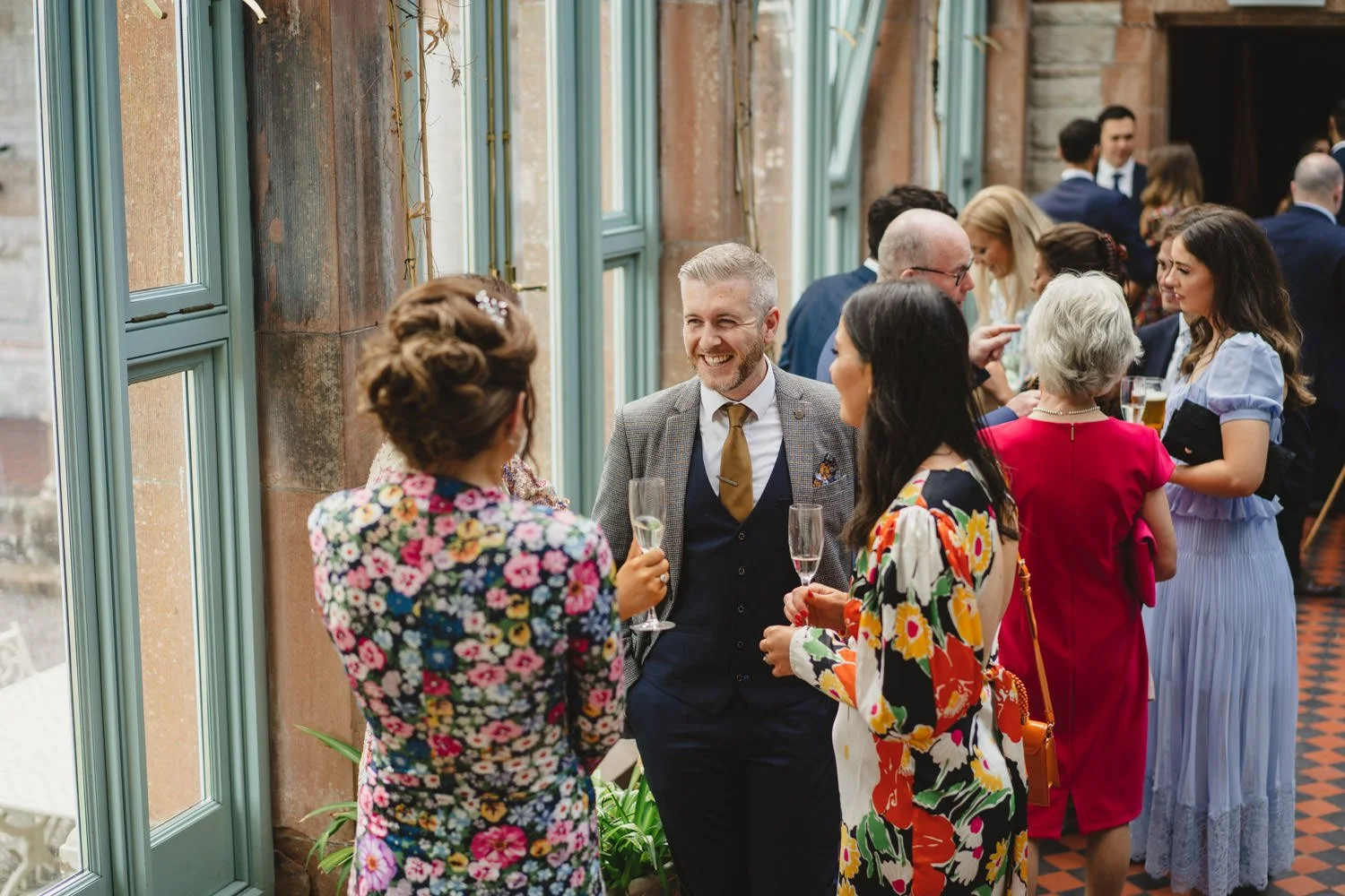  Beth Bradley and Colm Hicks wedding in the Sacred Heart Church in Omagh with wedding reception in Castle Leslie Estate in Glaslough, Monaghan.  Entertainment by Jazz Gazette and The Rare Aul Stuff 