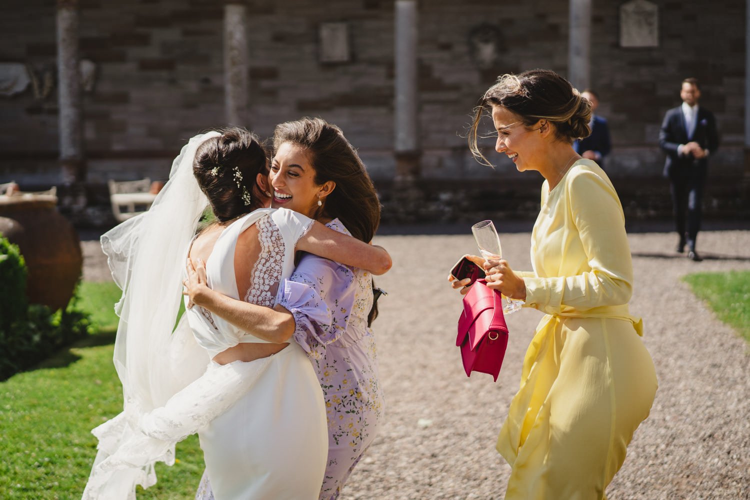  Beth Bradley and Colm Hicks wedding in the Sacred Heart Church in Omagh with wedding reception in Castle Leslie Estate in Glaslough, Monaghan.  Entertainment by Jazz Gazette and The Rare Aul Stuff 