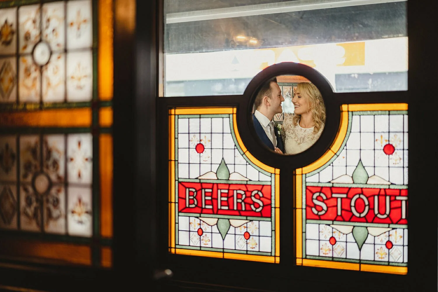 A small irish wedding in a pub in Dublin