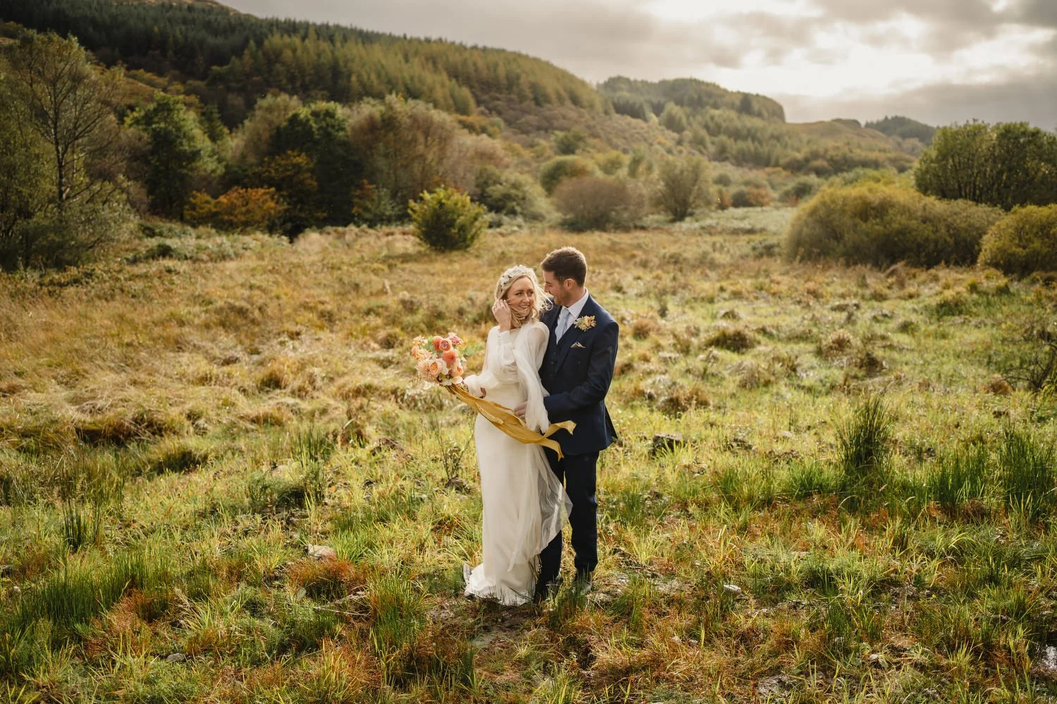  Grainne and Joe’s wedding in Solis Lough Eske Castle in Donegal with photos in Biddy’s o’Barnes 