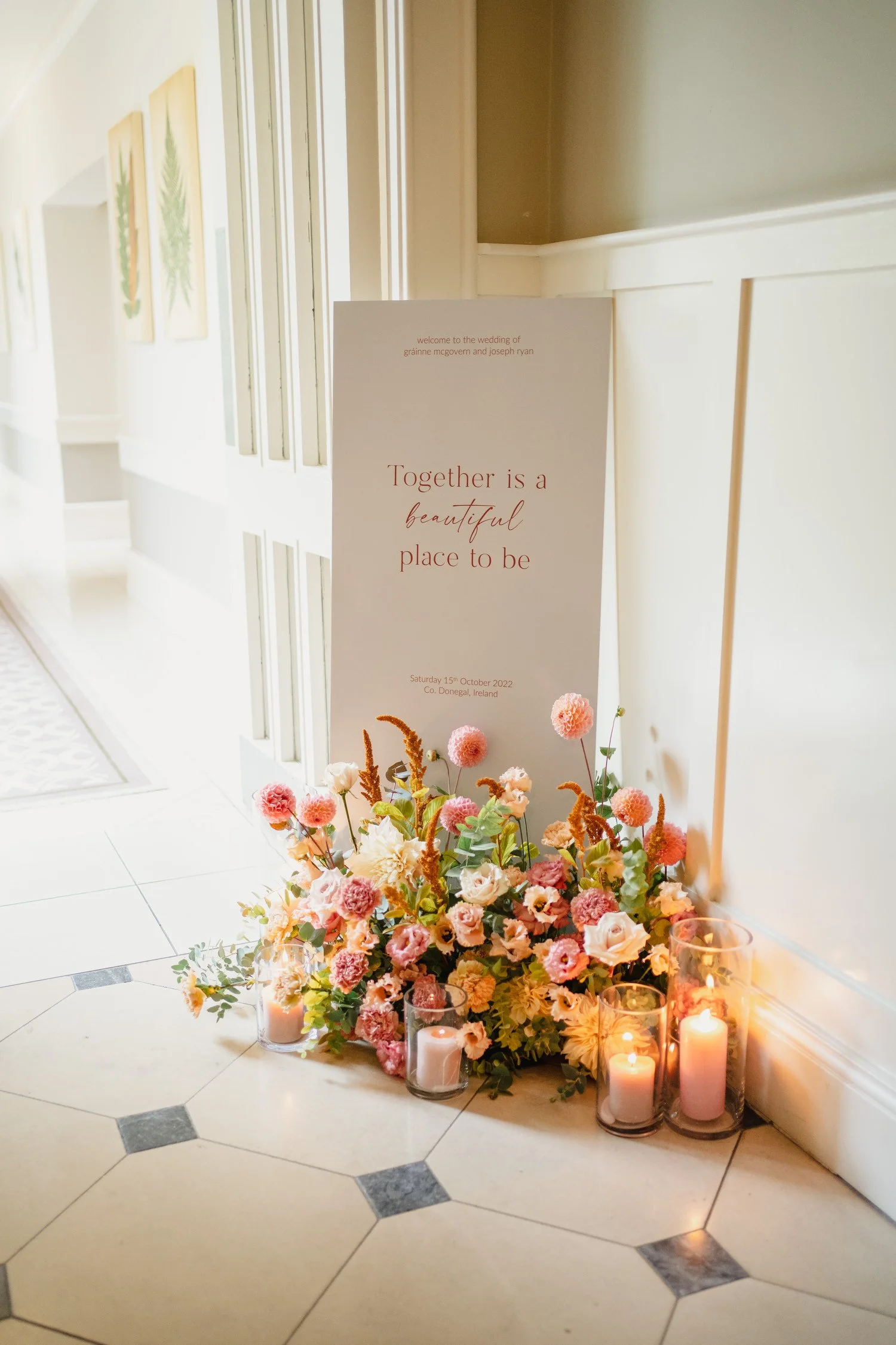  Grainne and Joe’s wedding in Solis Lough Eske Castle in Donegal with photos in Biddy’s o’Barnes 