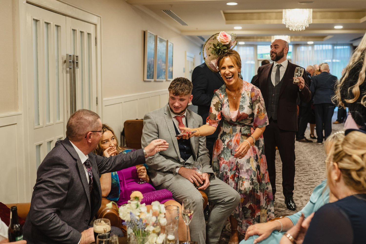  Grainne and Joe’s wedding in Solis Lough Eske Castle in Donegal with photos in Biddy’s o’Barnes 