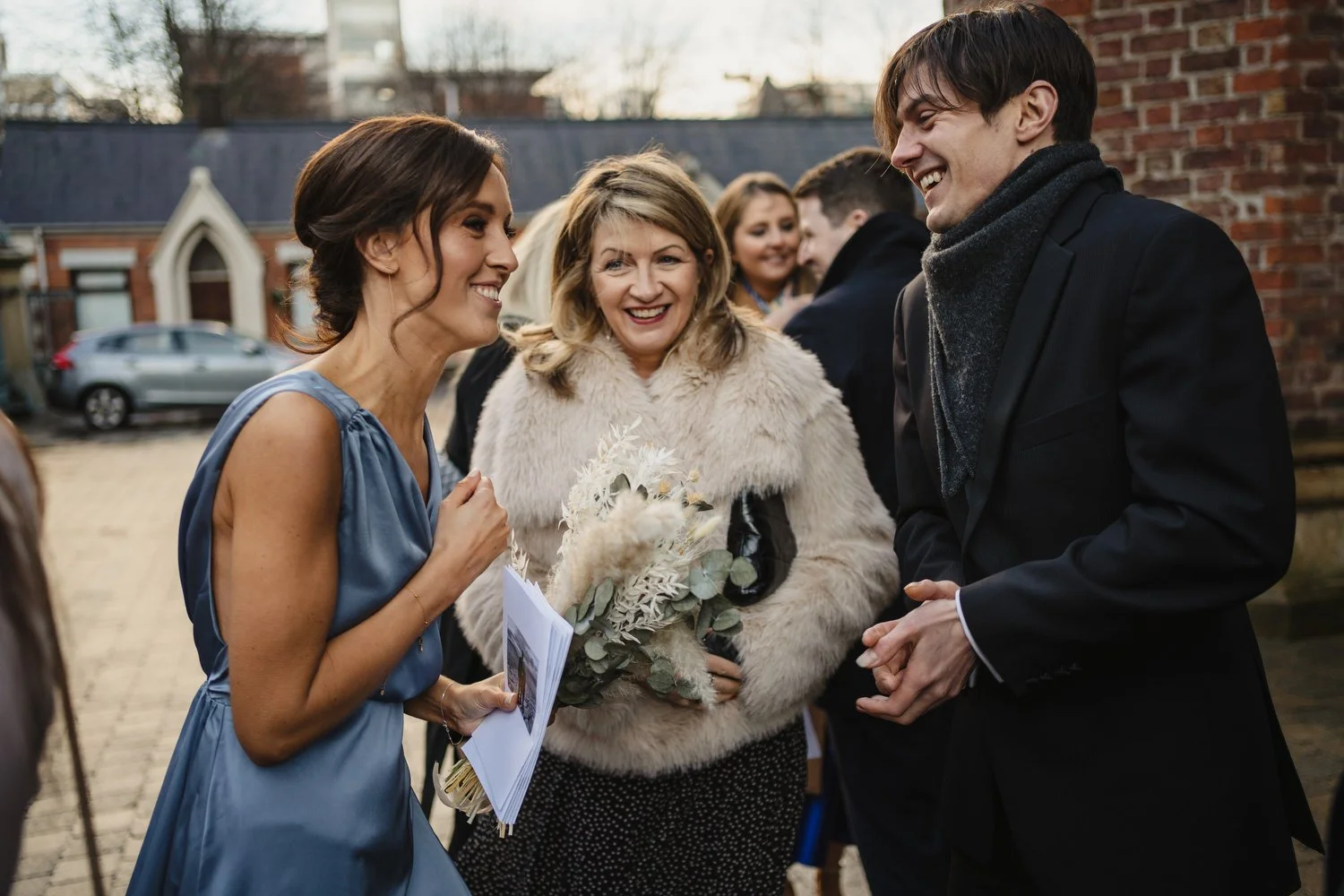 Laura and Matthews wedding in the Muddler’s Club restaurant in Belfast’s Cathedral Quarter. The couple got ready in the Hilton hotel before heading to St.Malachy’s church for their ceremony. Afterwards, we took photos around Cathedral Quarter before