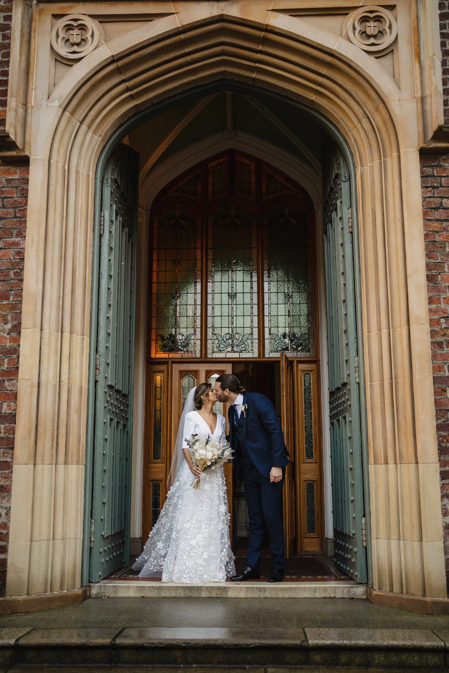  Laura and Matthews wedding in the Muddler’s Club restaurant in Belfast’s Cathedral Quarter. The couple got ready in the Hilton hotel before heading to St.Malachy’s church for their ceremony. Afterwards, we took photos around Cathedral Quarter before