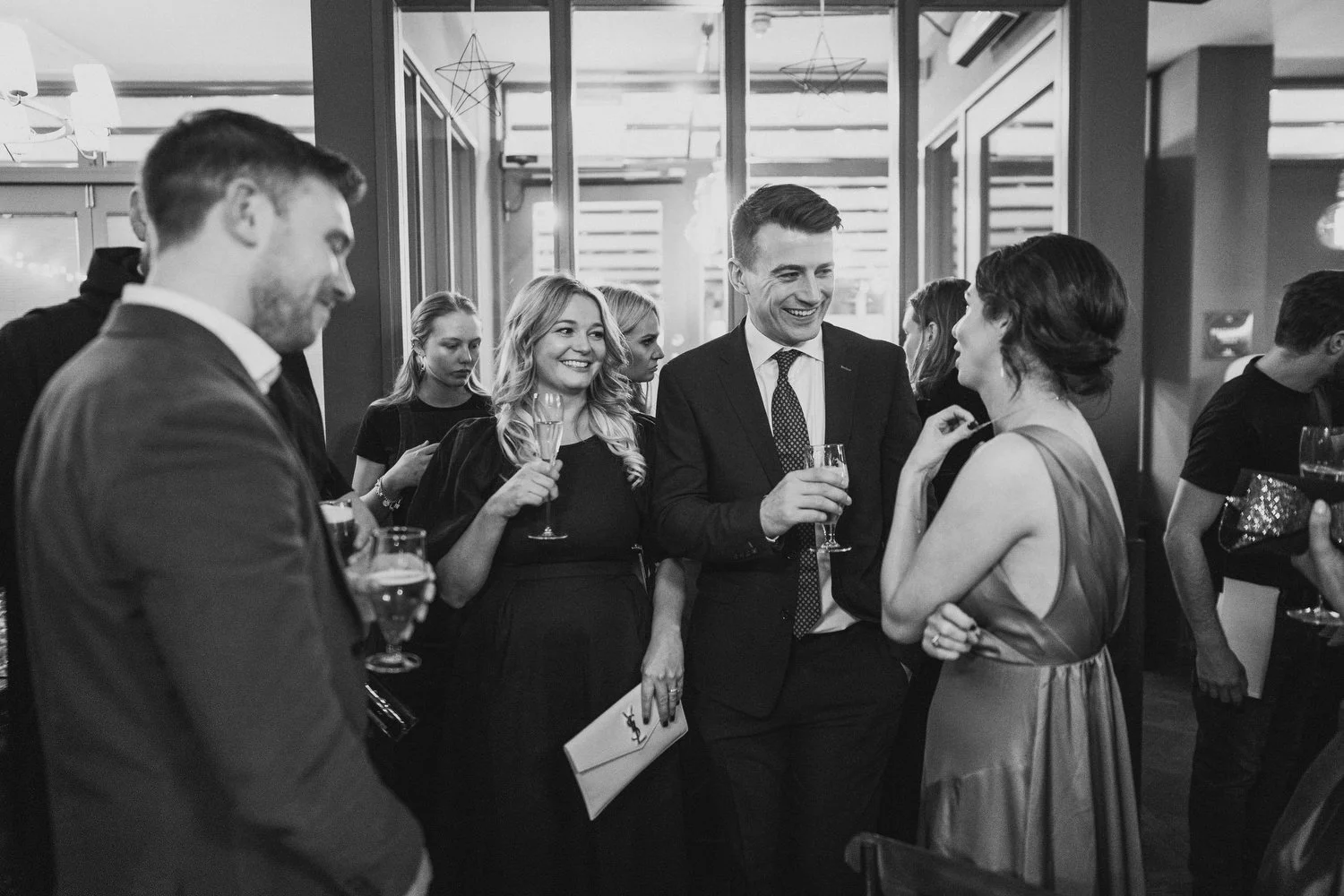  Laura and Matthews wedding in the Muddler’s Club restaurant in Belfast’s Cathedral Quarter. The couple got ready in the Hilton hotel before heading to St.Malachy’s church for their ceremony. Afterwards, we took photos around Cathedral Quarter before