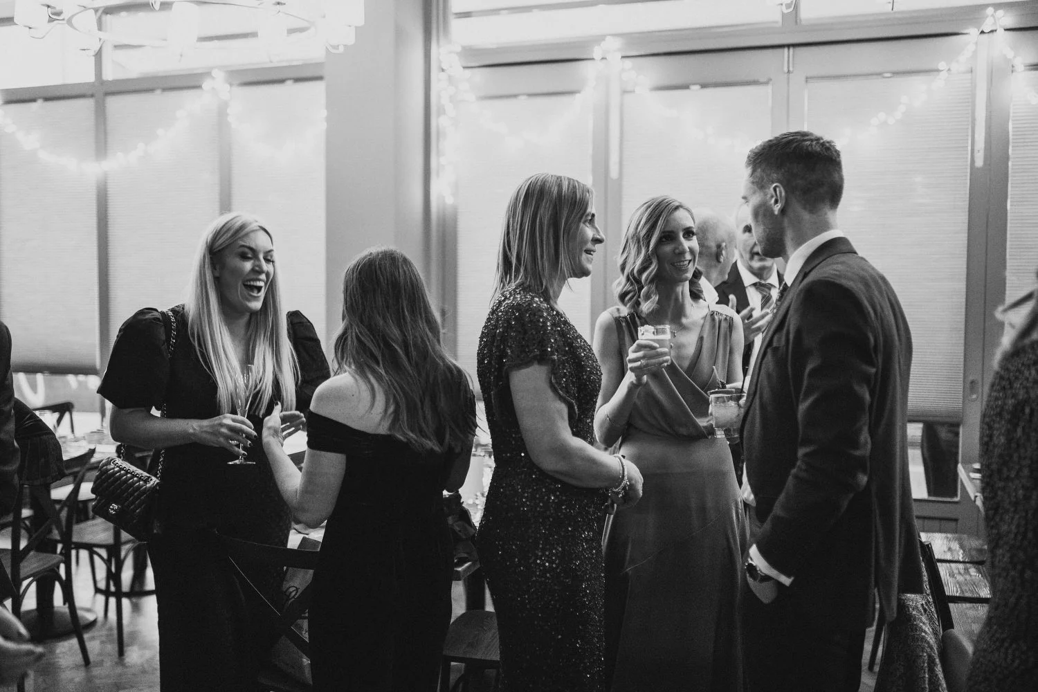  Laura and Matthews wedding in the Muddler’s Club restaurant in Belfast’s Cathedral Quarter. The couple got ready in the Hilton hotel before heading to St.Malachy’s church for their ceremony. Afterwards, we took photos around Cathedral Quarter before