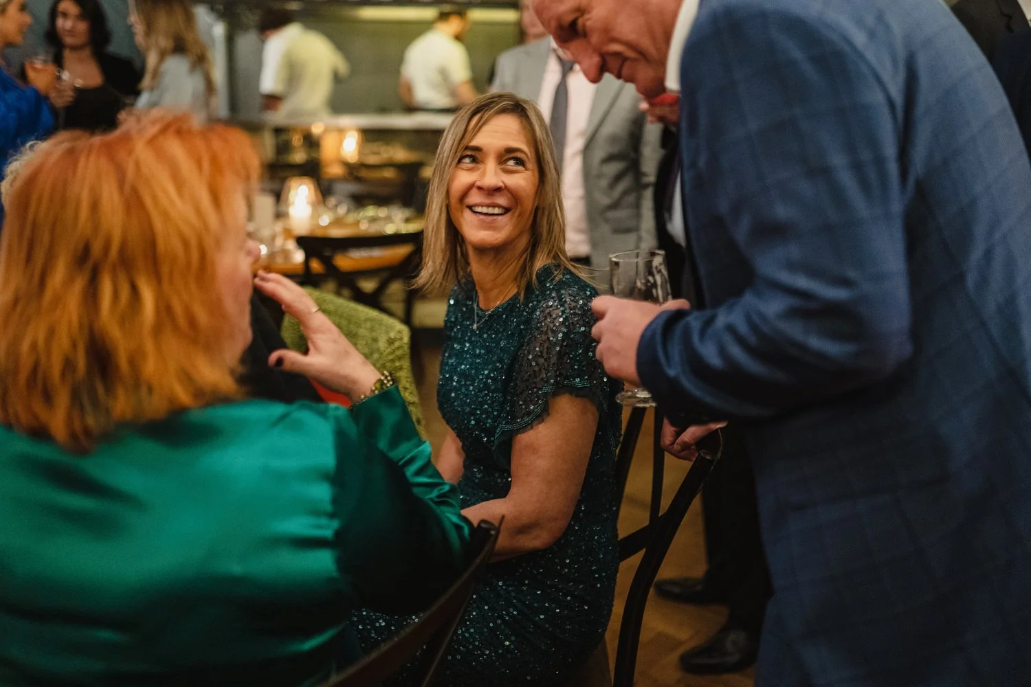  Laura and Matthews wedding in the Muddler’s Club restaurant in Belfast’s Cathedral Quarter. The couple got ready in the Hilton hotel before heading to St.Malachy’s church for their ceremony. Afterwards, we took photos around Cathedral Quarter before