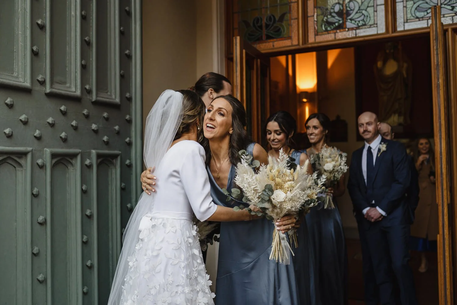  Laura and Matthews wedding in the Muddler’s Club restaurant in Belfast’s Cathedral Quarter. The couple got ready in the Hilton hotel before heading to St.Malachy’s church for their ceremony. Afterwards, we took photos around Cathedral Quarter before