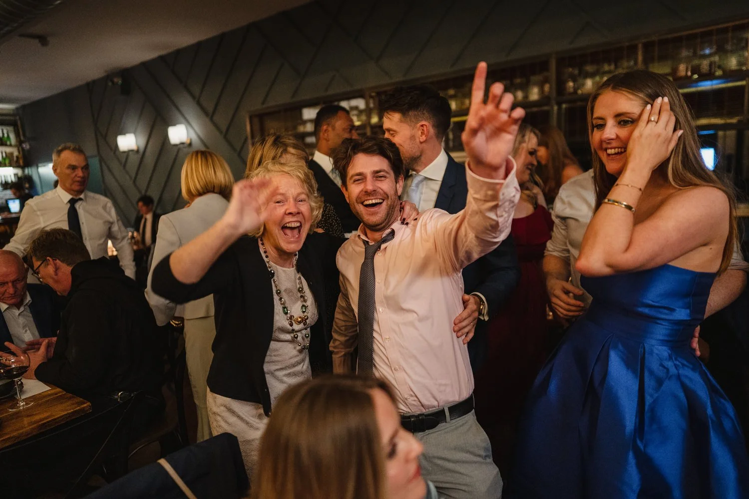  Laura and Matthews wedding in the Muddler’s Club restaurant in Belfast’s Cathedral Quarter. The couple got ready in the Hilton hotel before heading to St.Malachy’s church for their ceremony. Afterwards, we took photos around Cathedral Quarter before