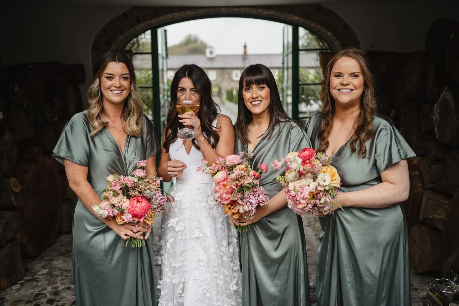  Cara and Ashley French from French Village in Belfast’s Wedding in Virginia Park Lodge in Cavan 