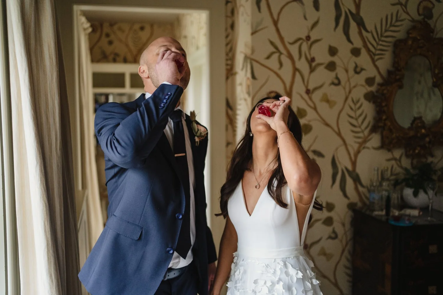  Cara and Ashley French from French Village in Belfast’s Wedding in Virginia Park Lodge in Cavan 