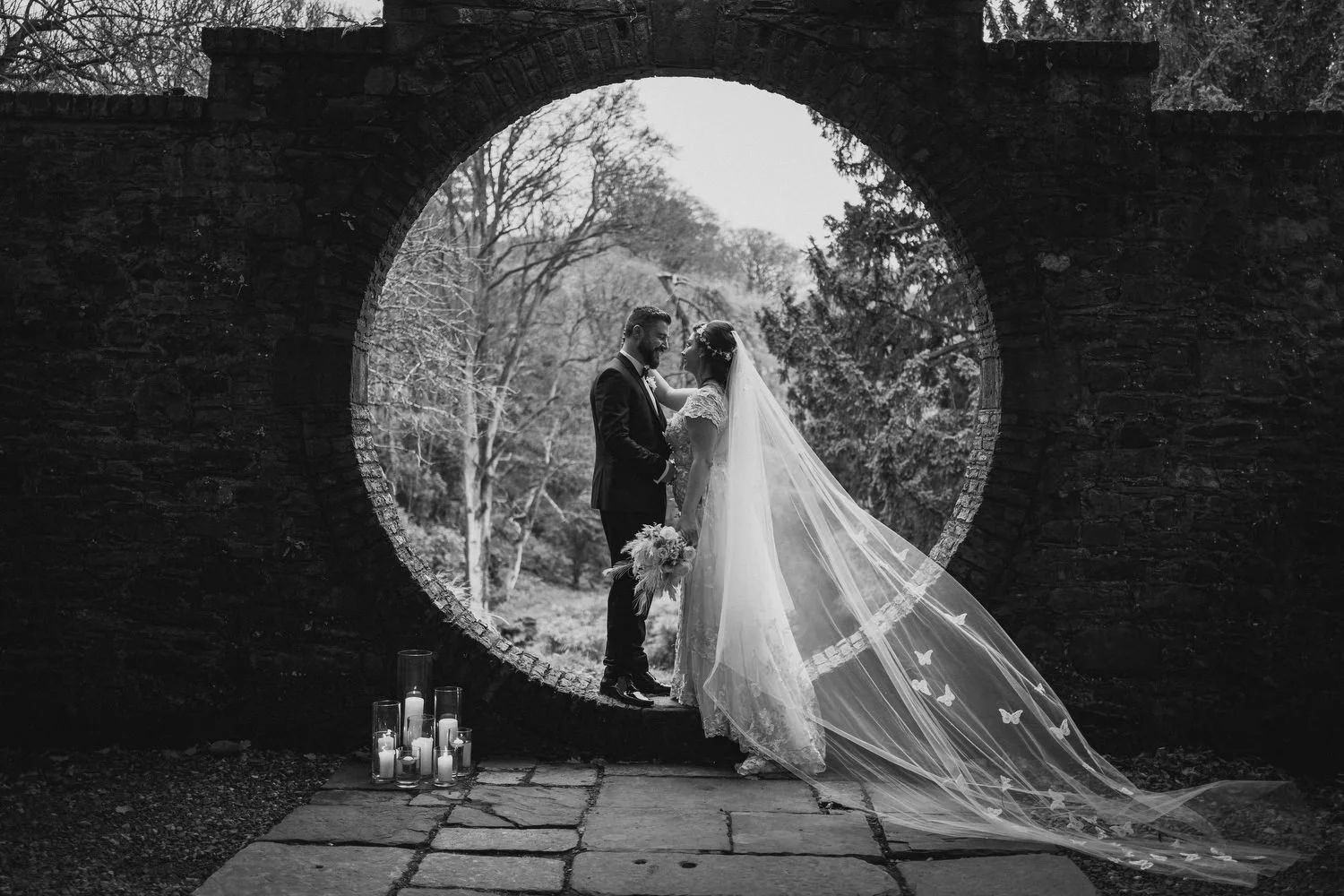  Drenagh Estate wedding photos. Drenagh Estate Winter wedding photos 