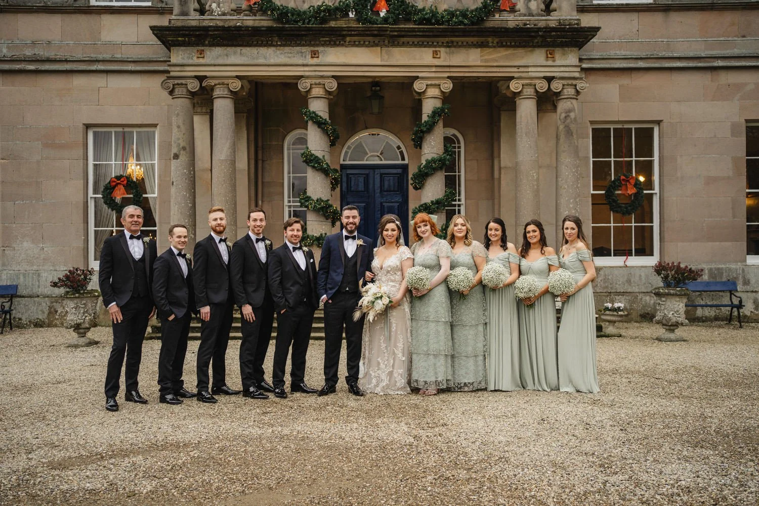  Drenagh Estate wedding photos. Drenagh Estate Winter wedding photos 