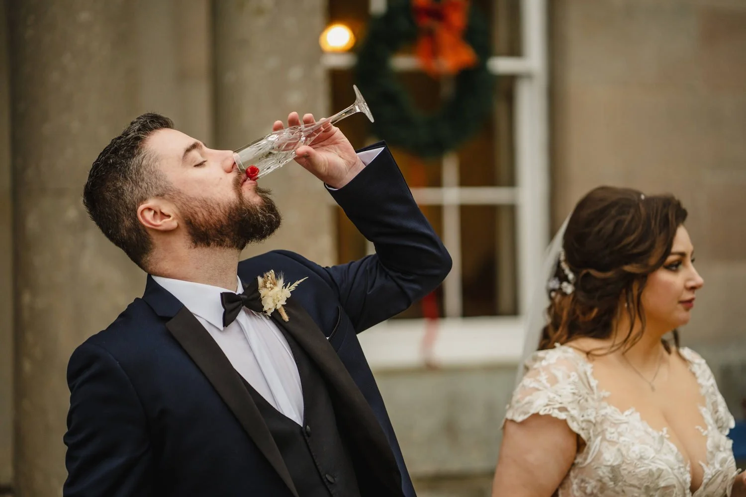  Drenagh Estate wedding photos. Drenagh Estate Winter wedding photos 