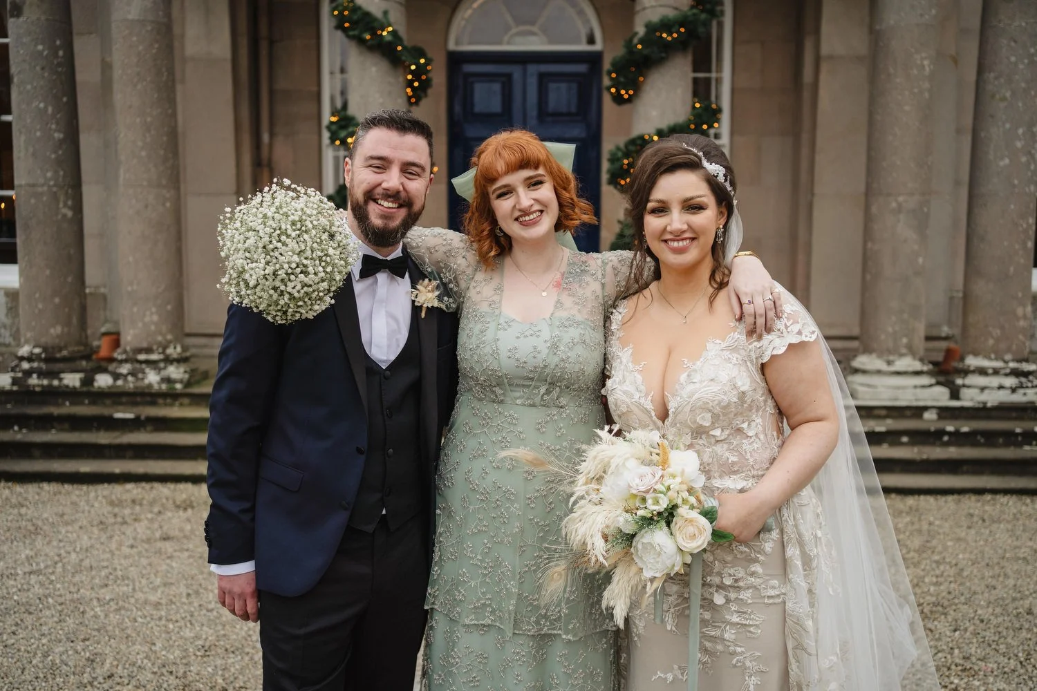  Drenagh Estate wedding photos. Drenagh Estate Winter wedding photos 