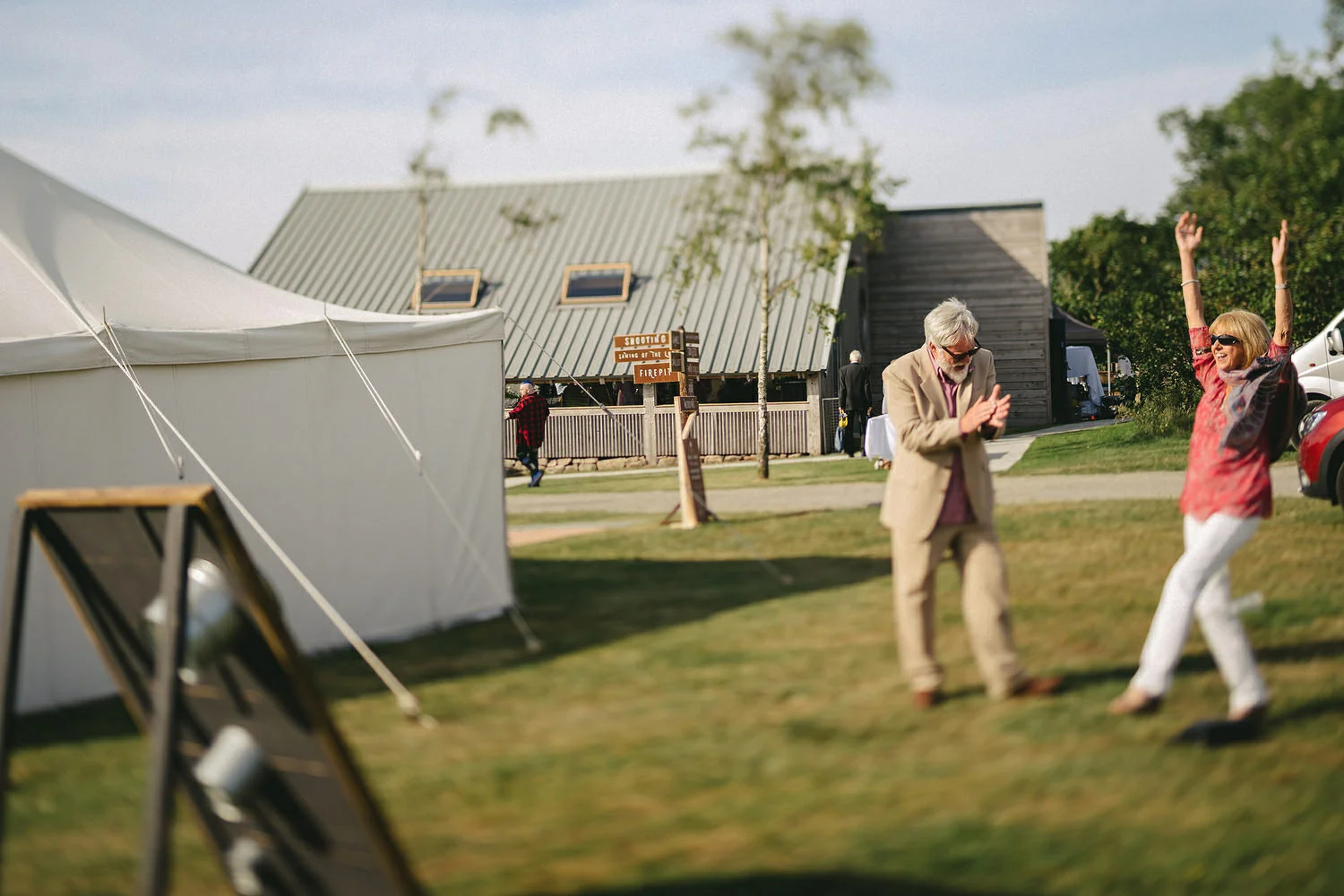  Alternative Wedding lawn games ideas. Clay Pigeon Shooting. Axe Throwing.  
