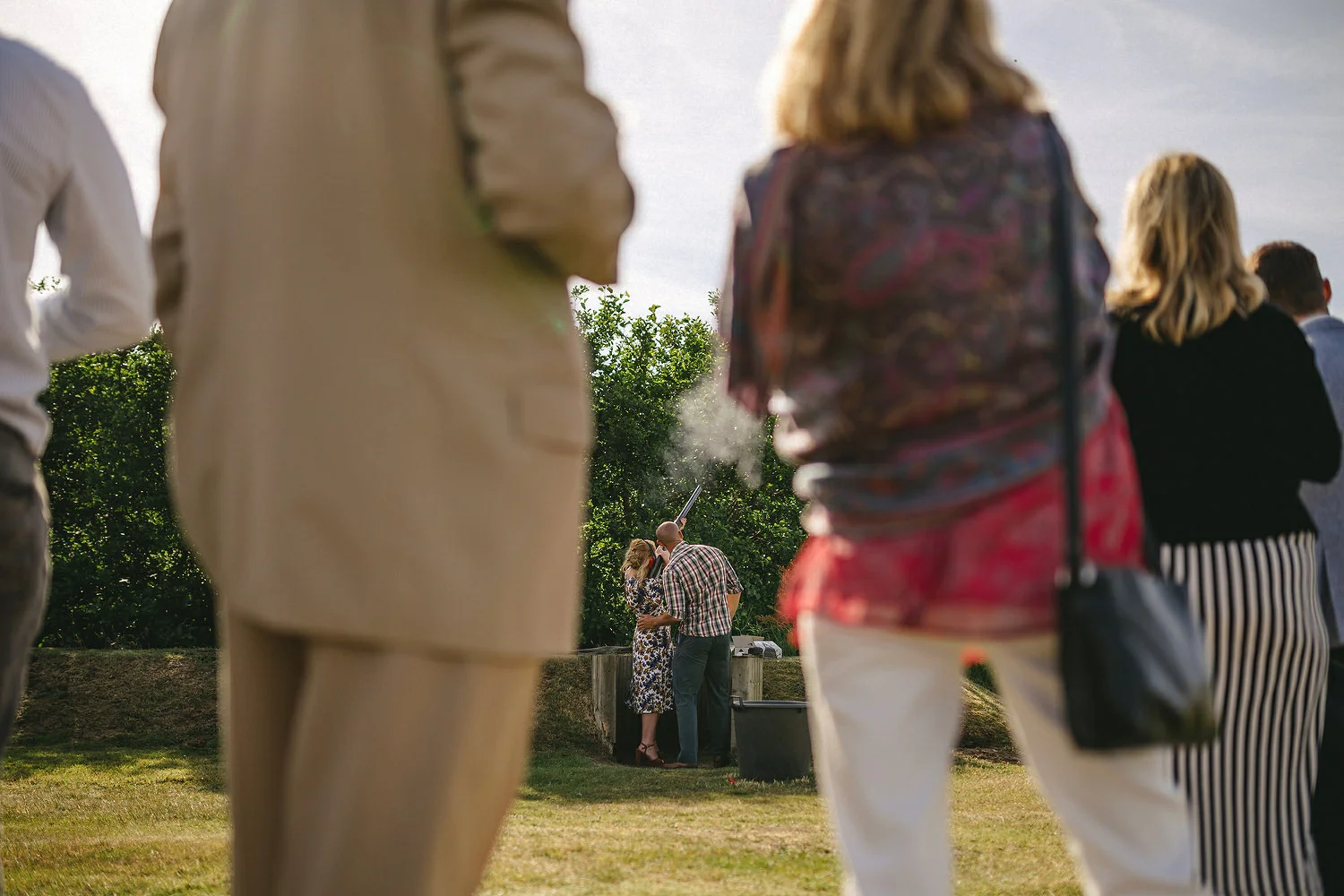  Alternative Wedding lawn games ideas. Clay Pigeon Shooting. Axe Throwing.  