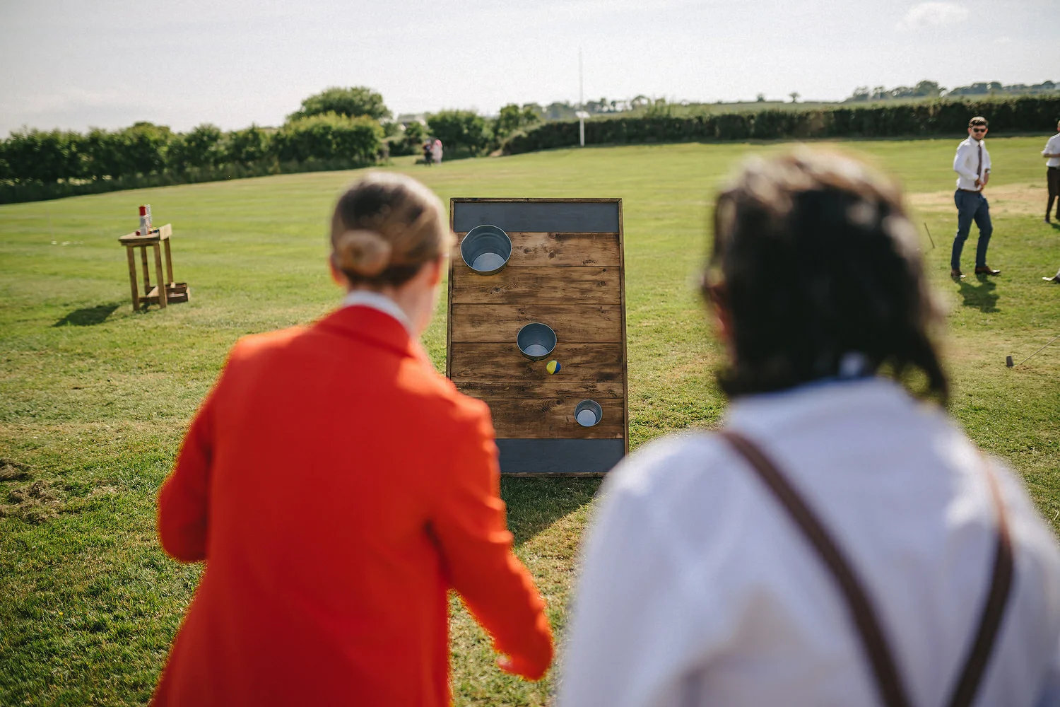  Alternative Wedding lawn games ideas. Clay Pigeon Shooting. Axe Throwing.  