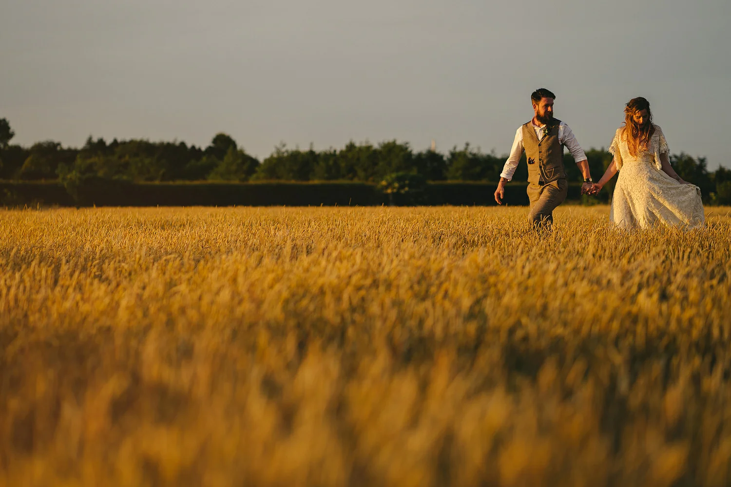  Field of Dreams Bangor Wedding Photos. Sunset wedding pictures. Sony A7III wedding. 