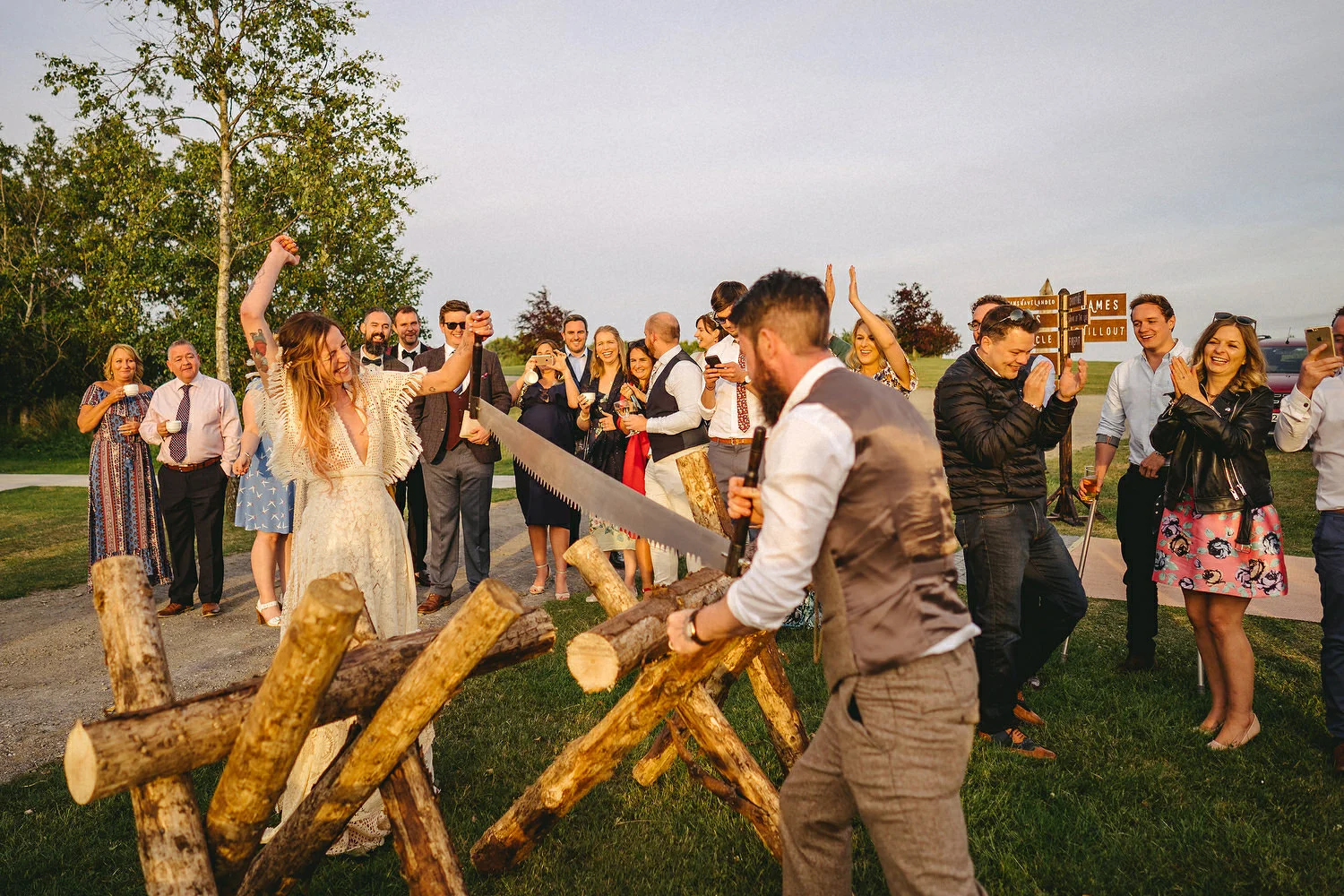  Traditional German Log Cutting Ceremony. Log Sawing wedding tradition Germany 