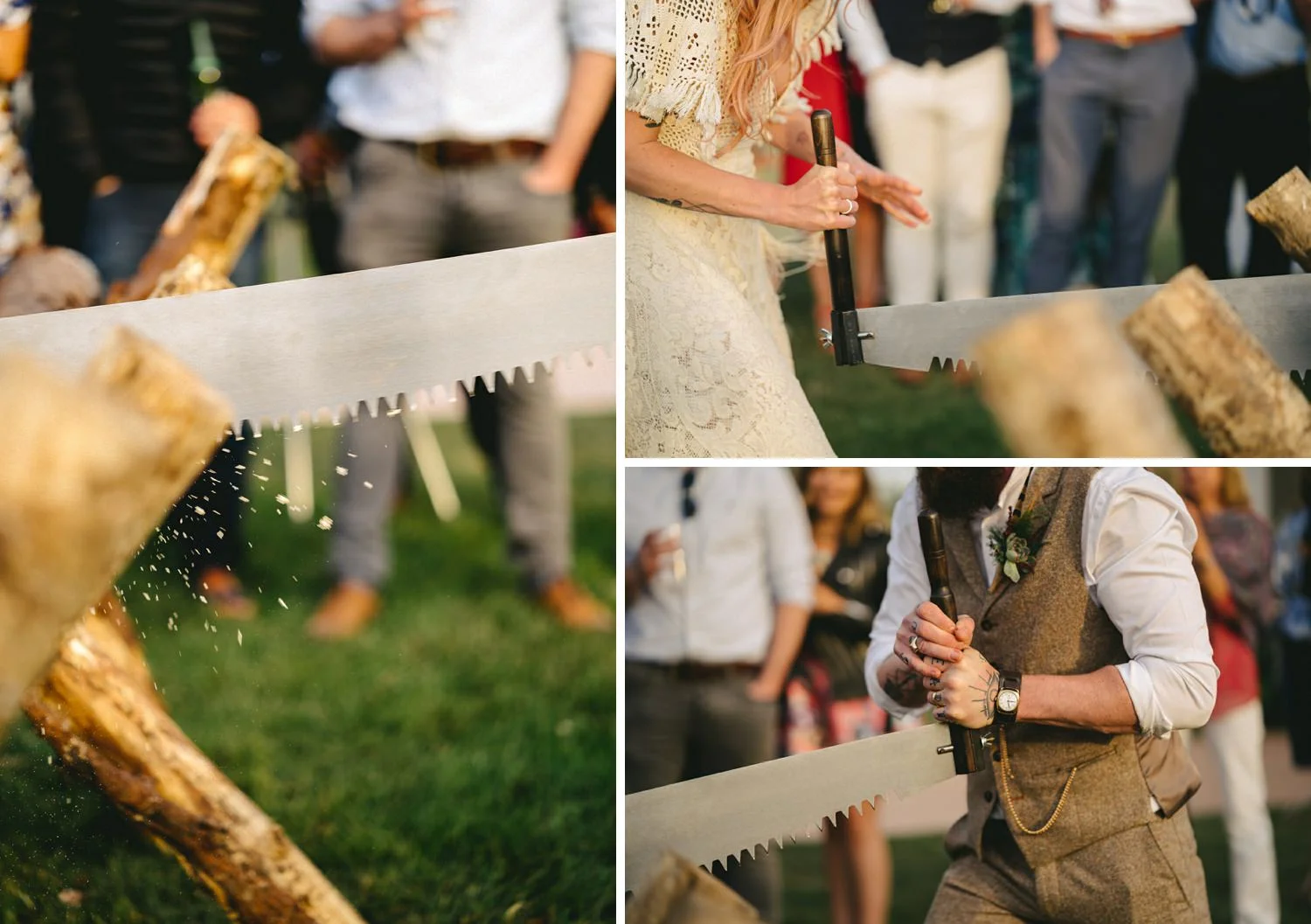  Traditional German Log Cutting Ceremony. Log Sawing wedding tradition Germany 