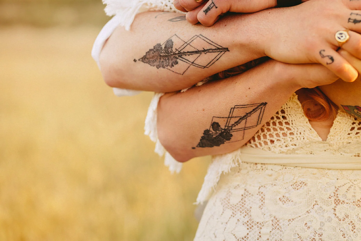  Matching wedding tattoos design 