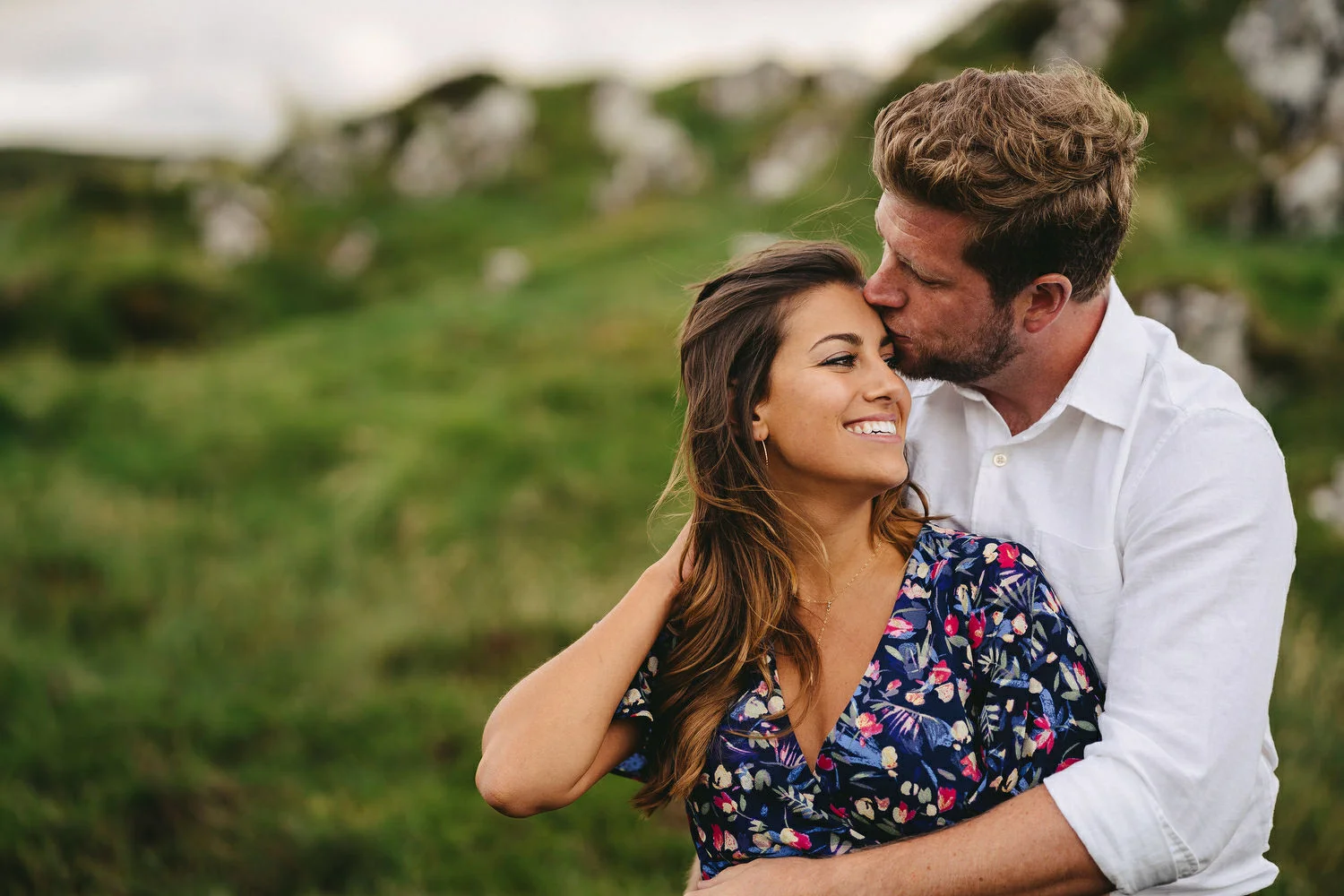  Ireland Engagement Shoot in Donegal. Deanna Smith and Declan Col. Irish American Elopement. 