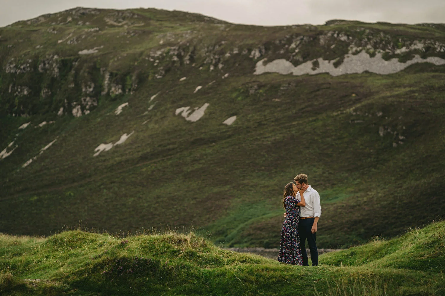  Ireland Engagement Shoot in Donegal. Deanna Smith and Declan Col. Irish American Elopement. 