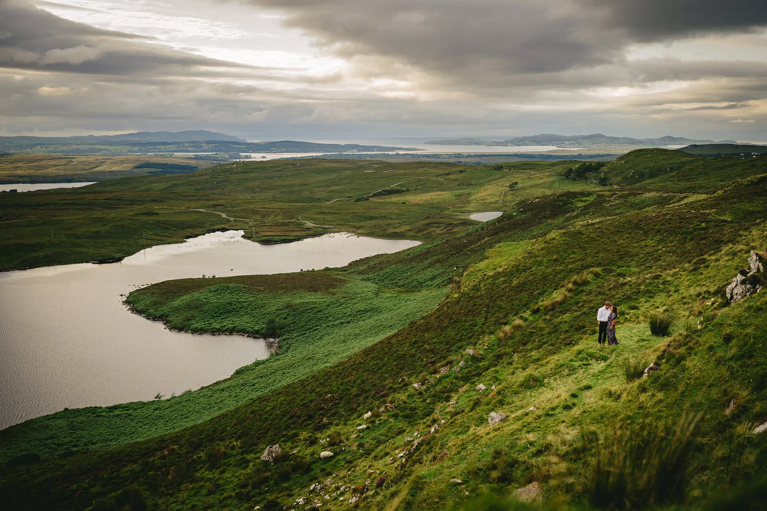  Ireland Engagement Shoot in Donegal. Deanna Smith and Declan Col. Irish American Elopement. 