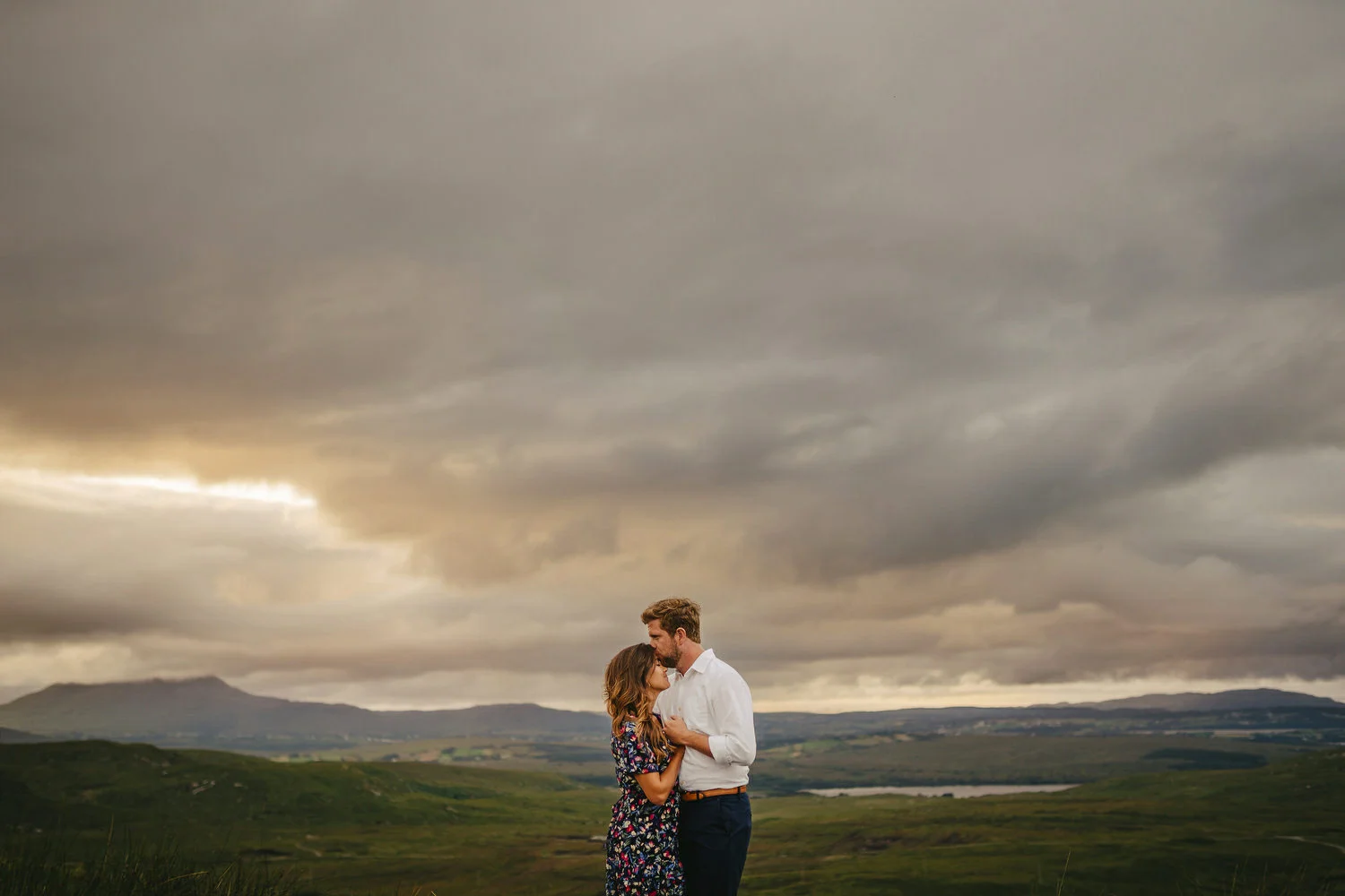  Ireland Engagement Shoot in Donegal. Deanna Smith and Declan Col. Irish American Elopement. 