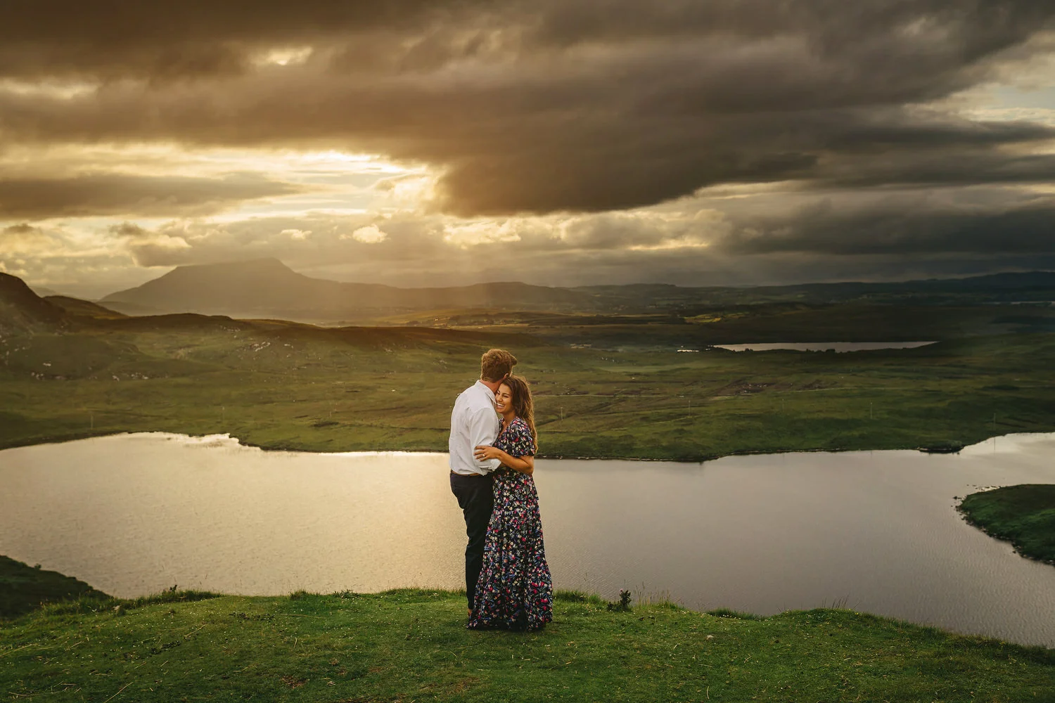  Ireland Engagement Shoot in Donegal. Deanna Smith and Declan Col. Irish American Elopement. 