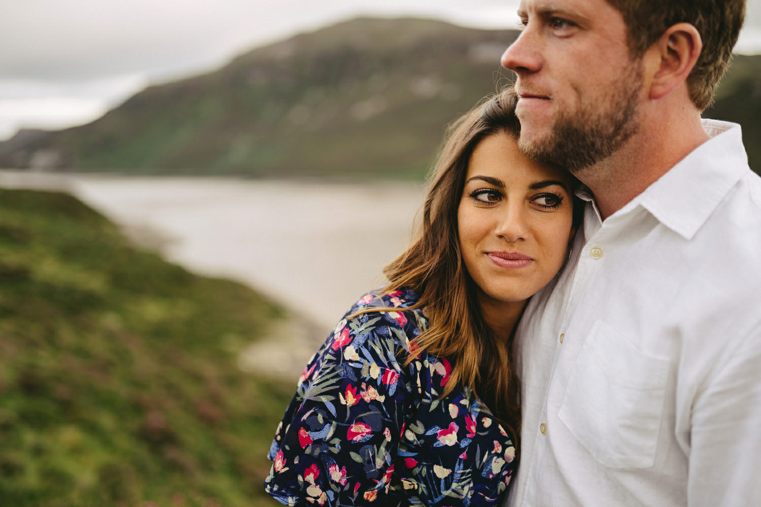  Ireland Engagement Shoot in Donegal. Deanna Smith and Declan Col. Irish American Elopement. 