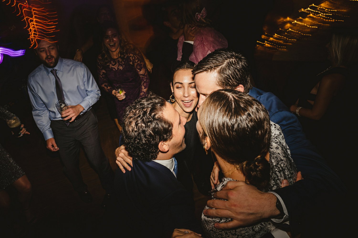  Katie and Jack McGarryÕs Irish American winter wedding at Larchfield estate, with wedding photographs in Belfast Cathedral Quarter and the Merchant Hotel. JackÕs New York Bar, The Dead Rabbit, provided the drinks and cocktails. 