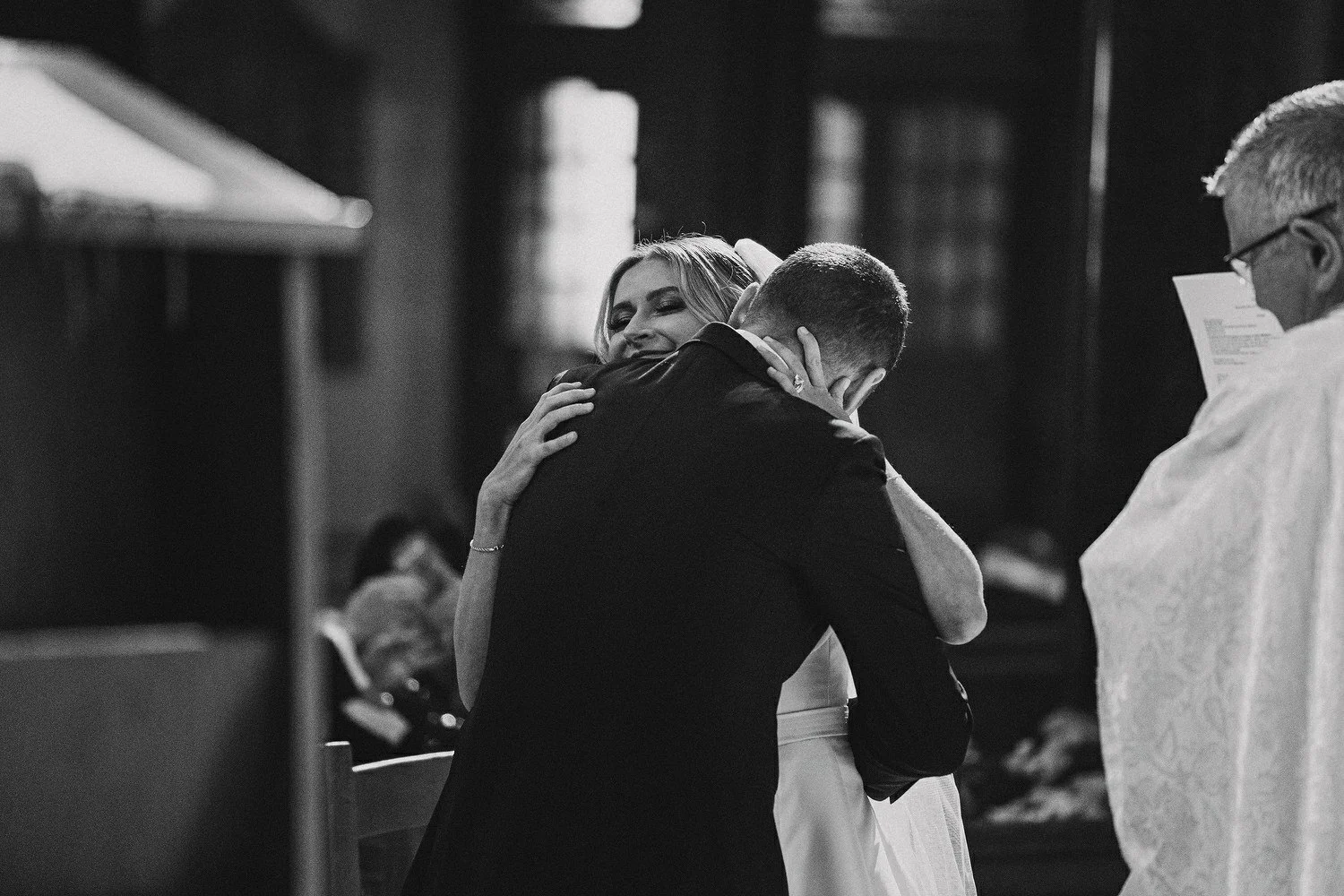 Katie and Jack McGarryÕs Irish American winter wedding at Larchfield estate, with wedding photographs in Belfast Cathedral Quarter and the Merchant Hotel. JackÕs New York Bar, The Dead Rabbit, provided the drinks and cocktails. 