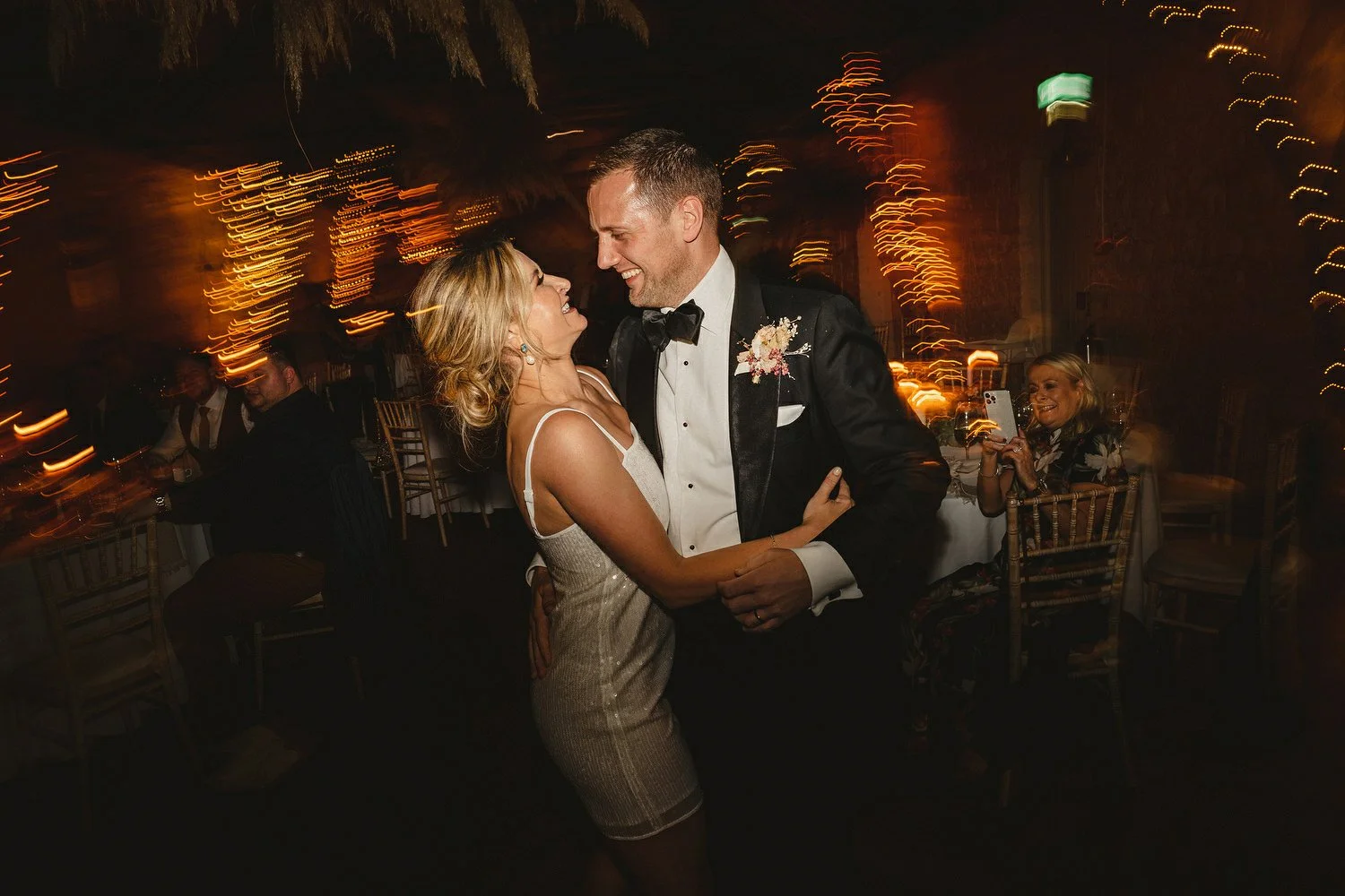  Katie and Jack McGarryÕs Irish American winter wedding at Larchfield estate, with wedding photographs in Belfast Cathedral Quarter and the Merchant Hotel. JackÕs New York Bar, The Dead Rabbit, provided the drinks and cocktails. 